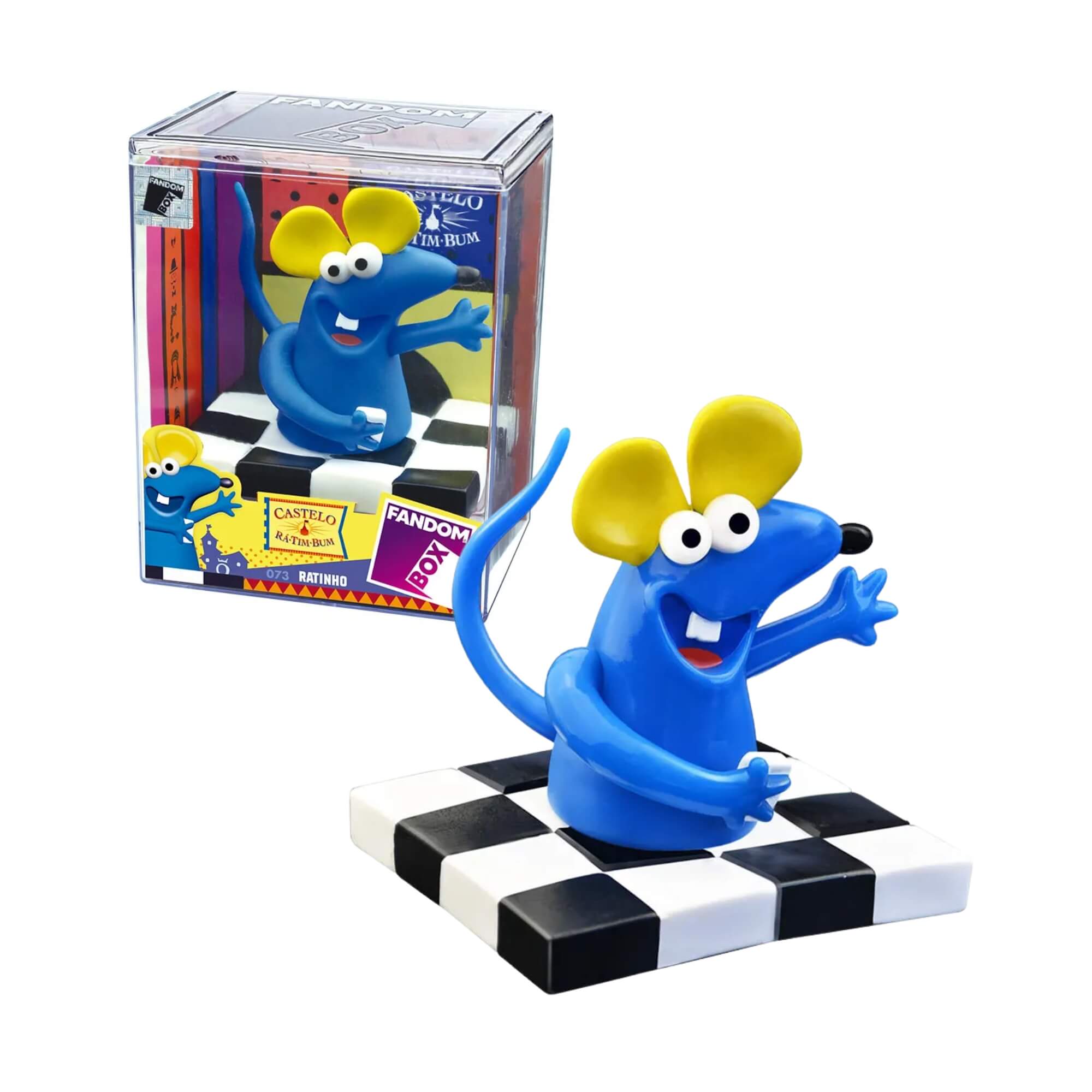 VAR Unidade Fandom Box Castelo Ra Tim Bum Boneco Colecionável 16cm Vinil Atóxico Lider Personagem:Ratinho