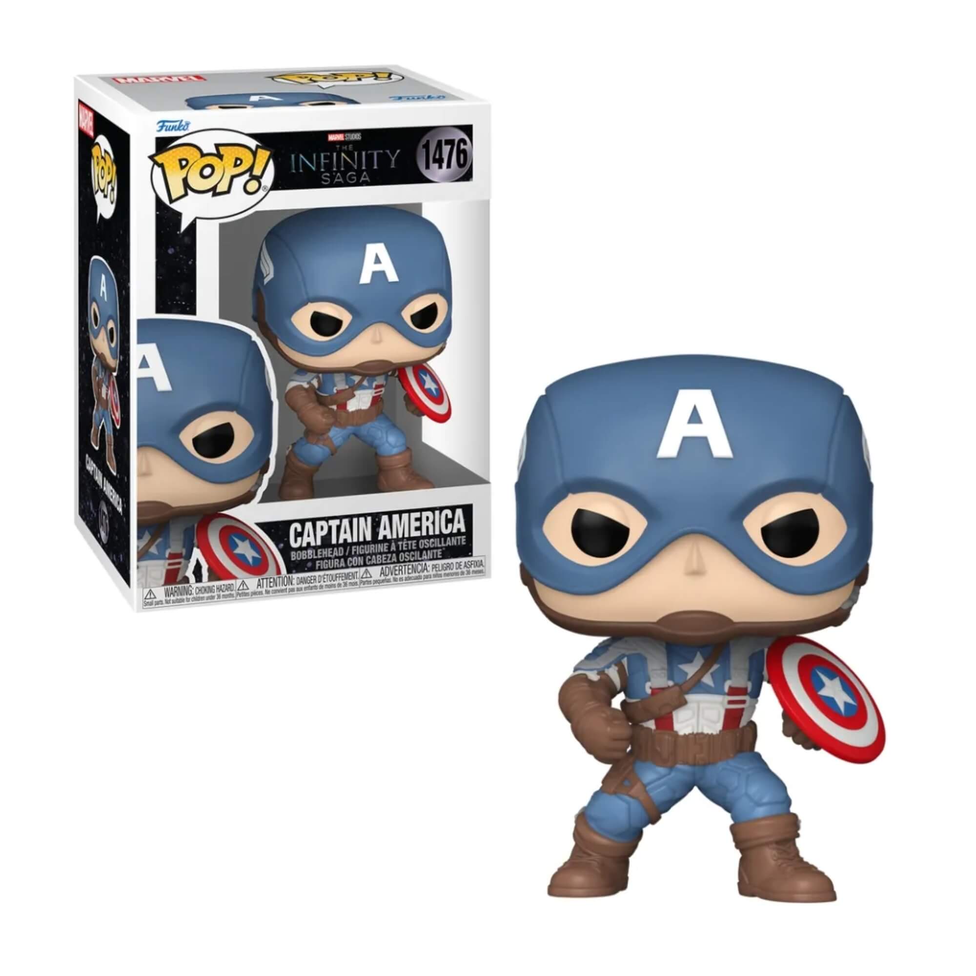 Boneco Funko Pop! Marvel - Capitao America: O Primeiro Vingador - Capitao America Candide 11979