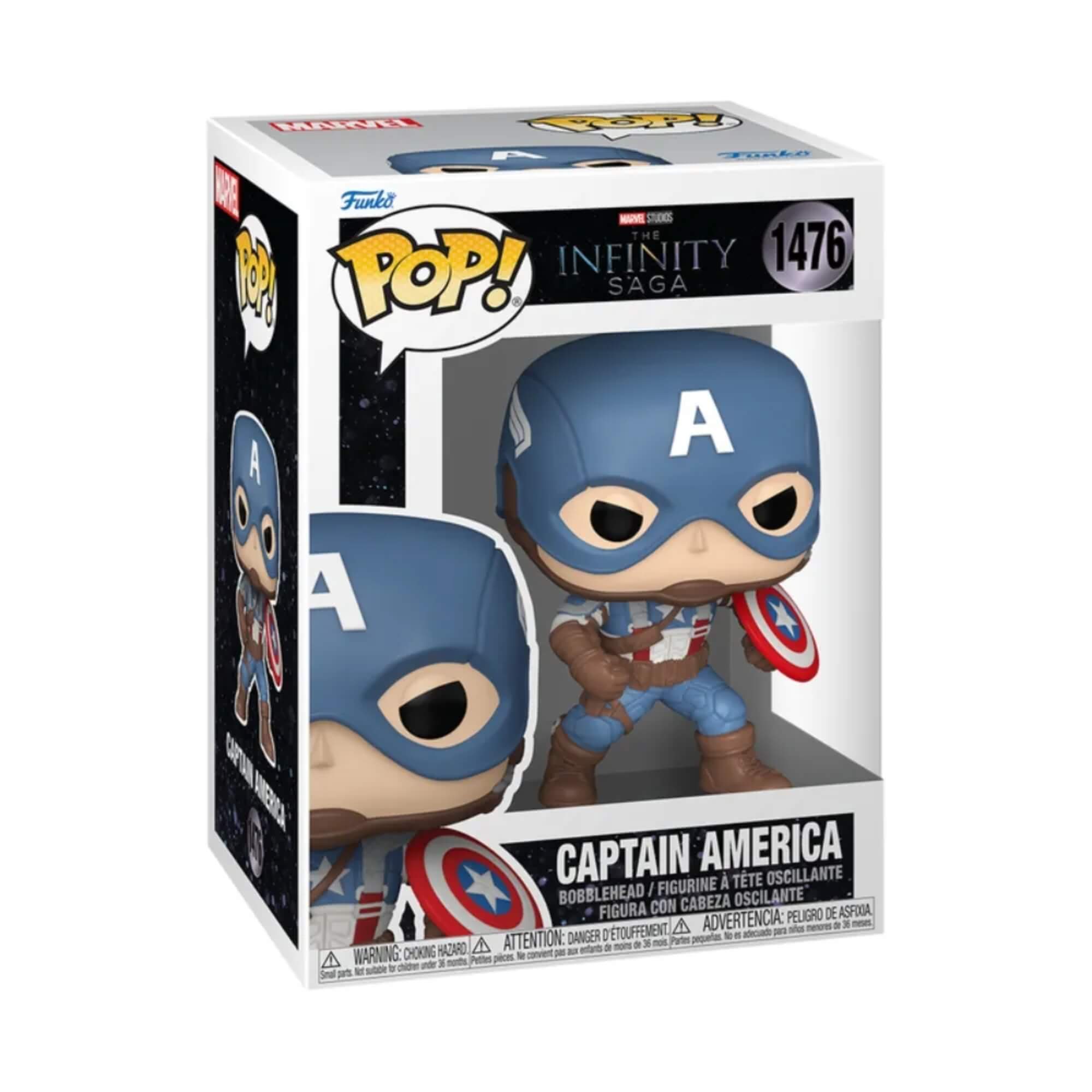 Boneco Funko Pop! Marvel - Capitao America: O Primeiro Vingador - Capitao America Candide 11979