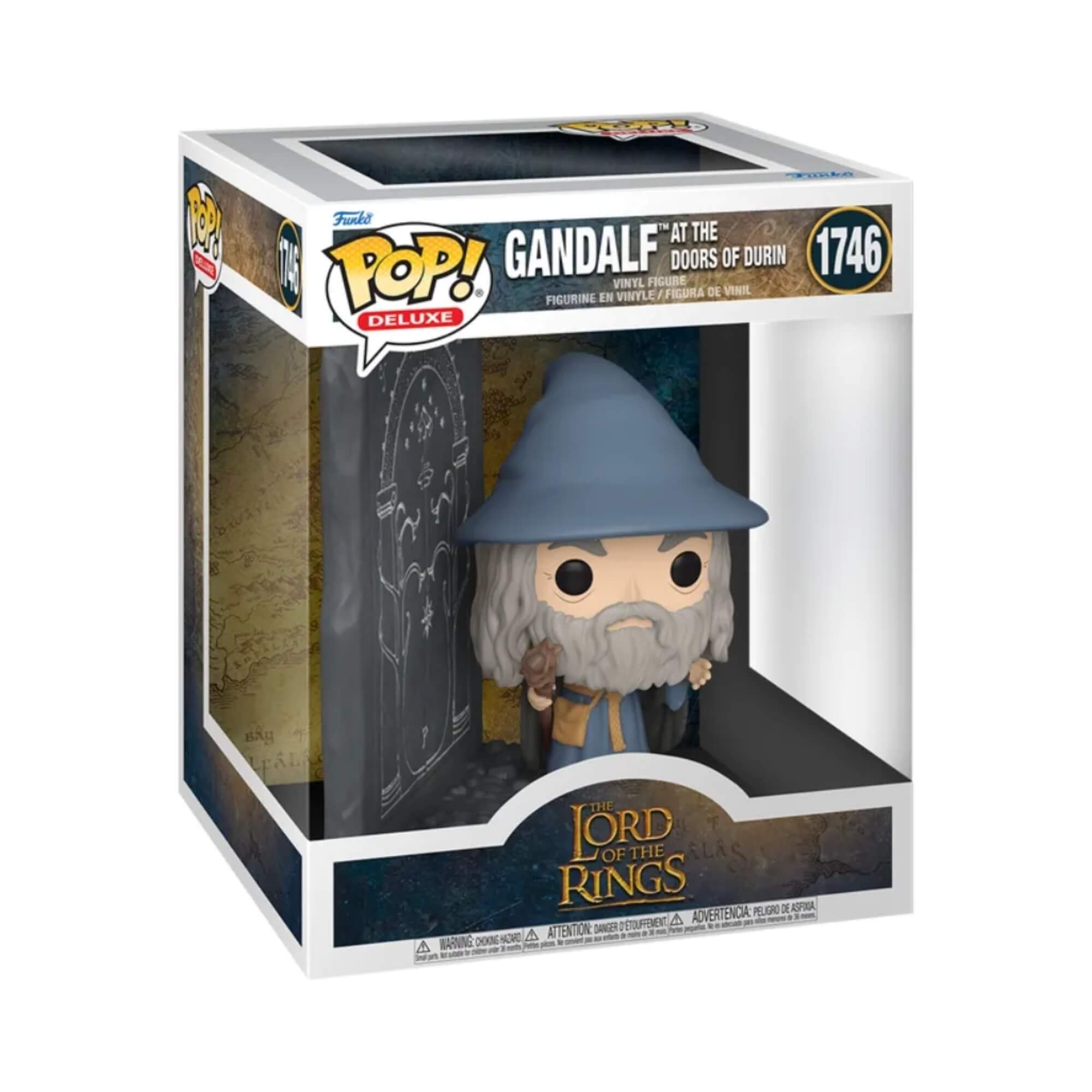 Boneco Funko Pop! Deluxe O Senhor dos Anéis - Gandalf e o Portão de Durin 1746 Candide - 11998