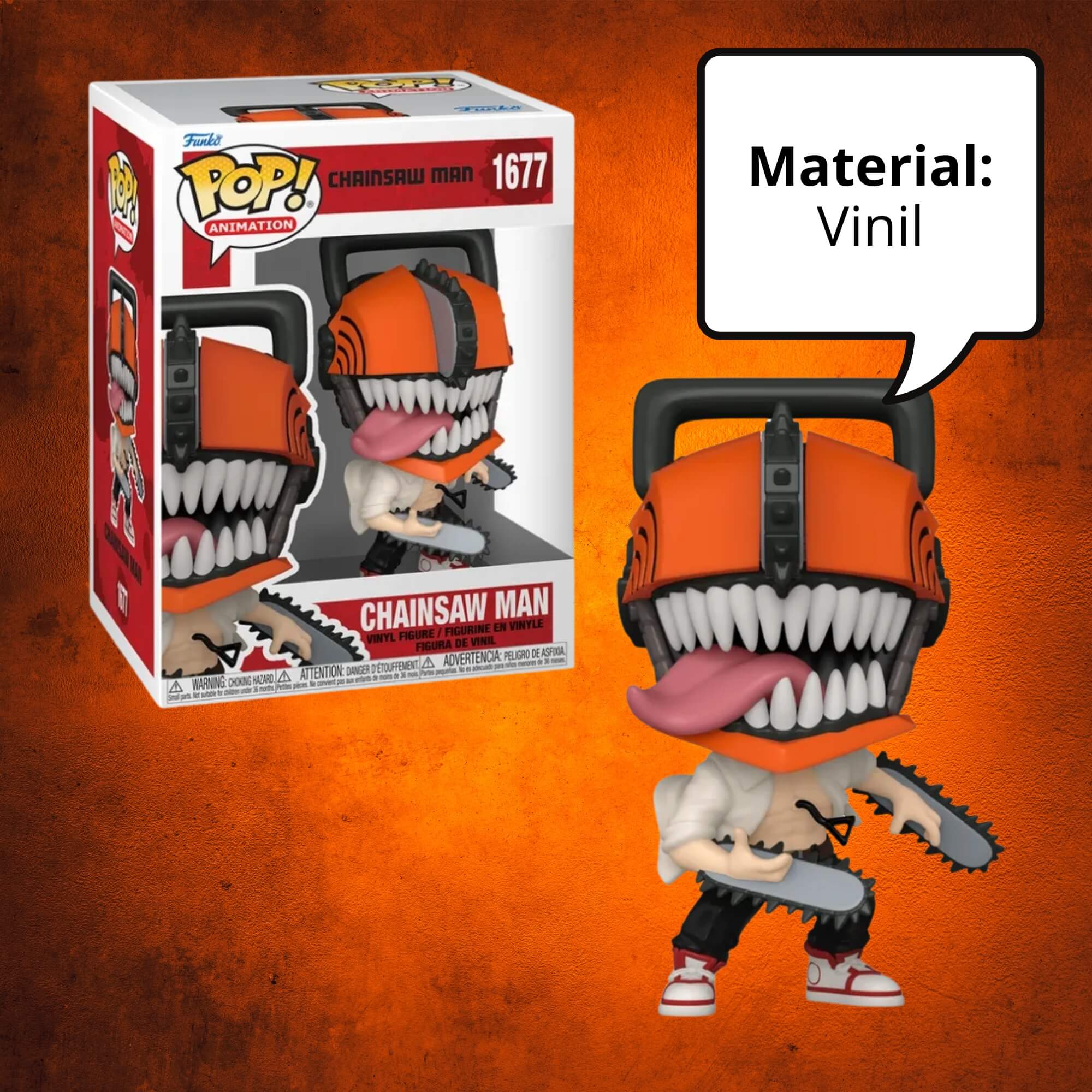 Boneco Funko Pop! Chainsaw Man - Chainsaw Man Candide - 11614