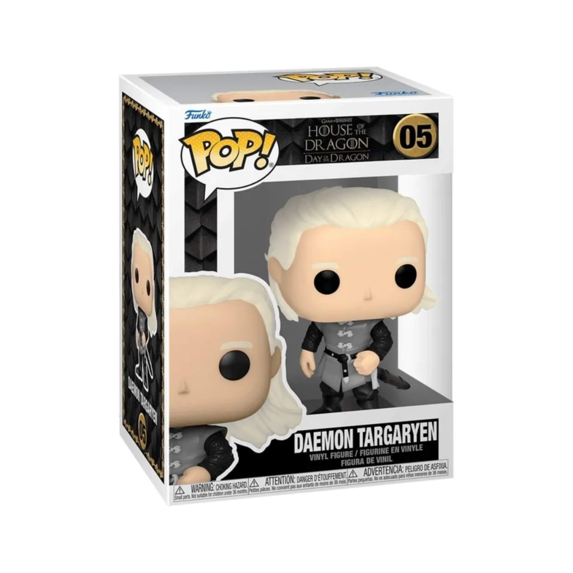 Boneco Funko Pop! A Casa do Dragão - Daemon Targaryen 05 Candide - 11520