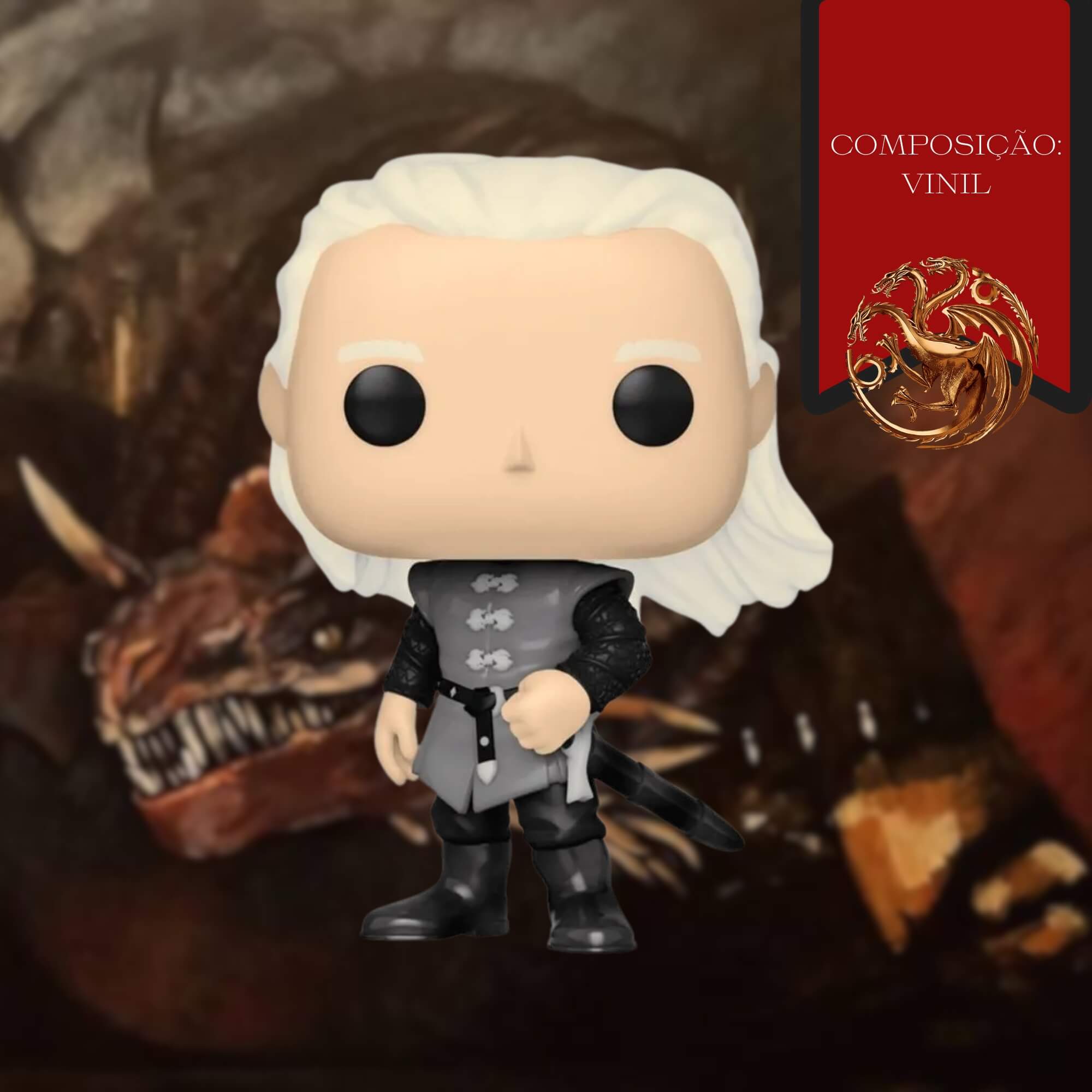 Boneco Funko Pop! A Casa do Dragão - Daemon Targaryen 05 Candide - 11520