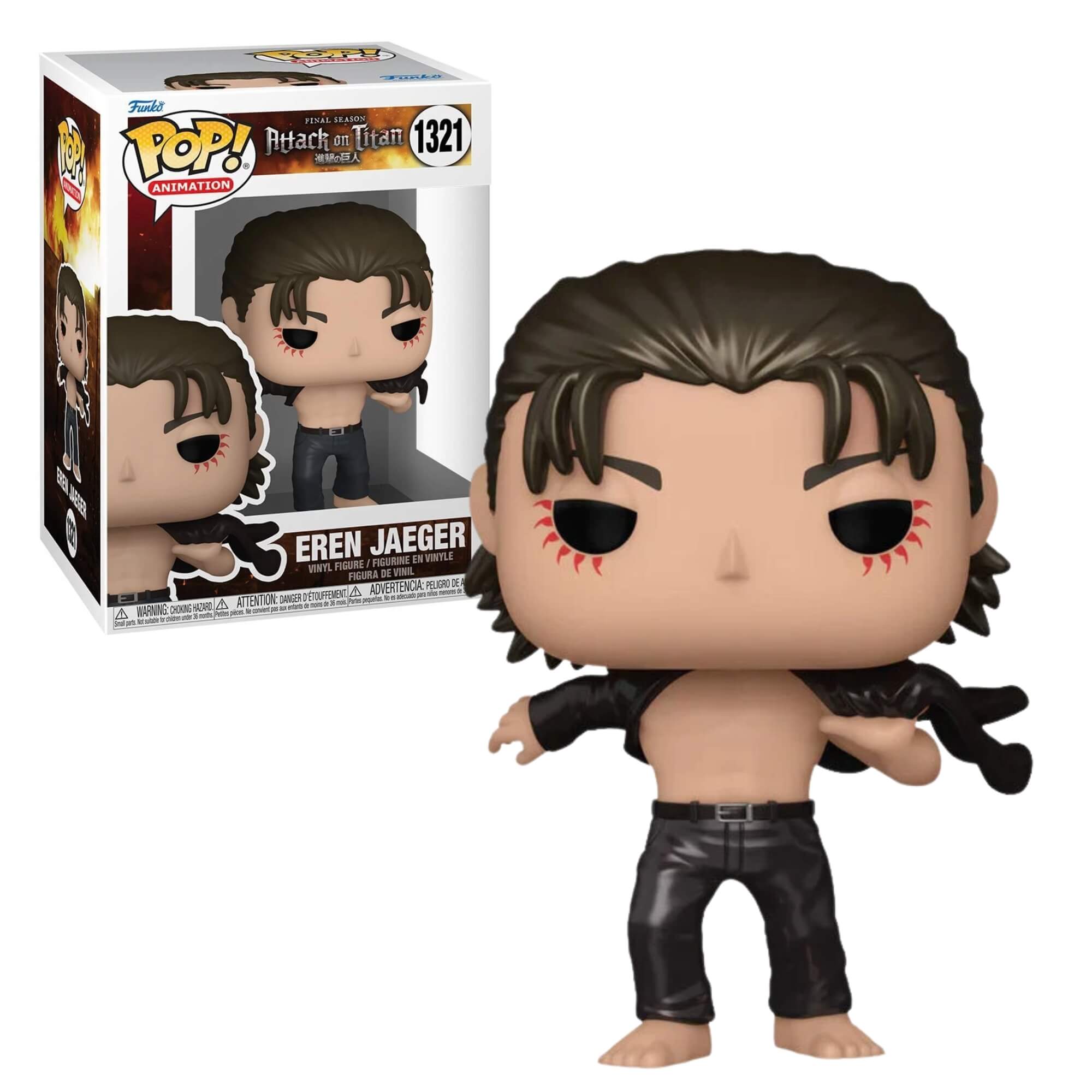 Boneco Funko Pop! Attack on Titan - Eren Jeager 1321 Candide - 11962