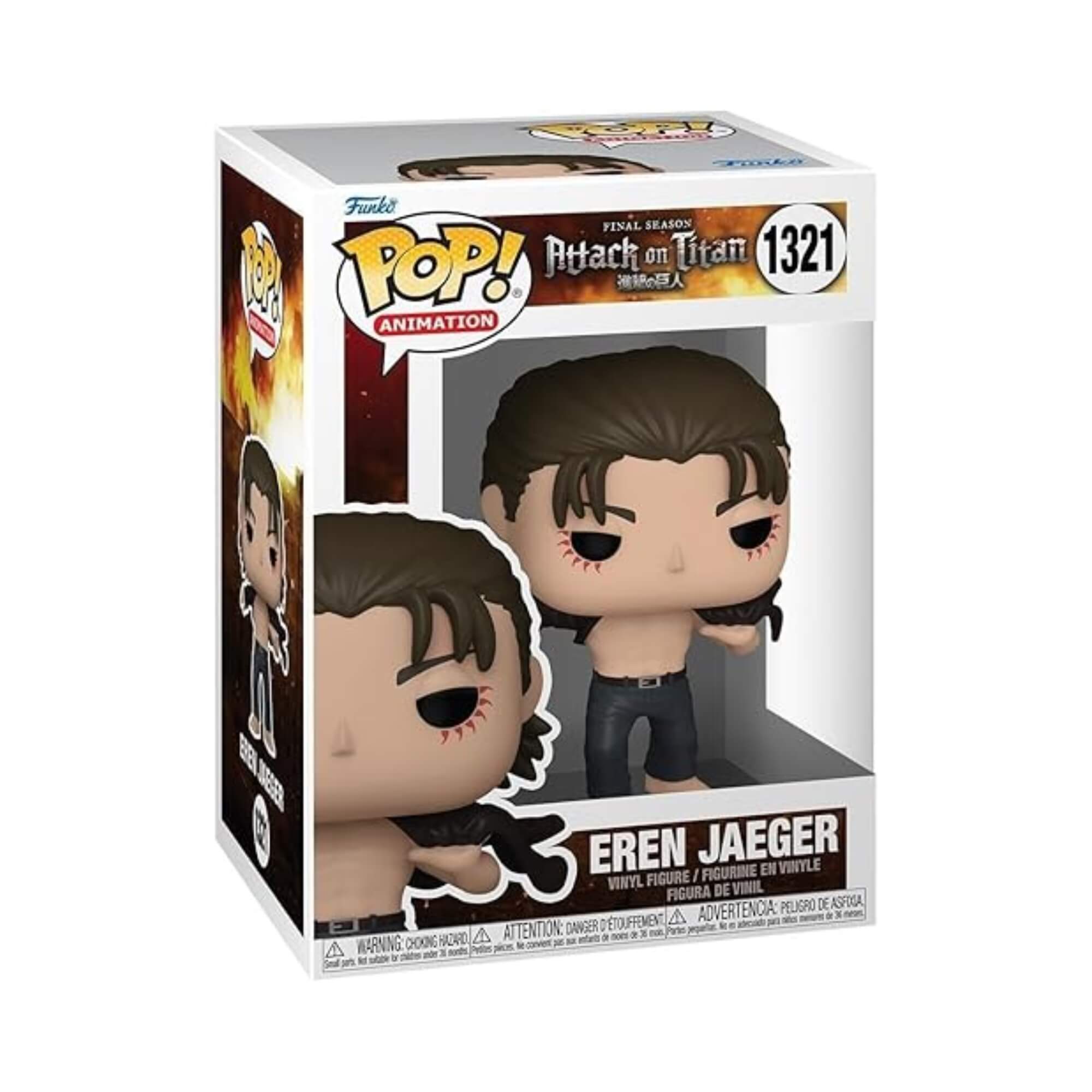 Boneco Funko Pop! Attack on Titan - Eren Jeager 1321 Candide - 11962