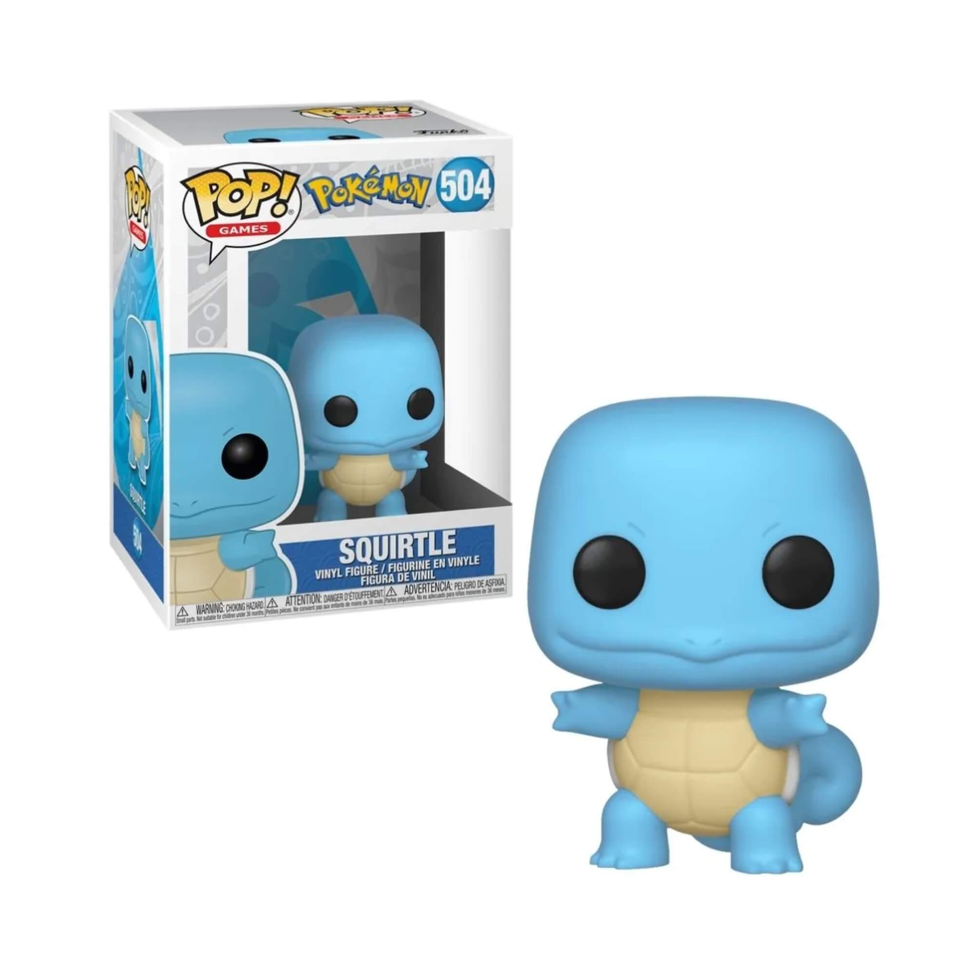 Boneco Funko Pop! Pokémon - Squirtle 504 Candide - 11585
