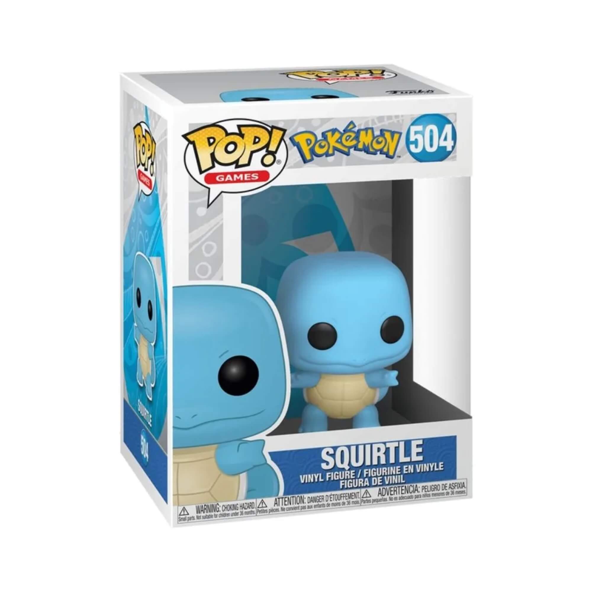 Boneco Funko Pop! Pokémon - Squirtle 504 Candide - 11585