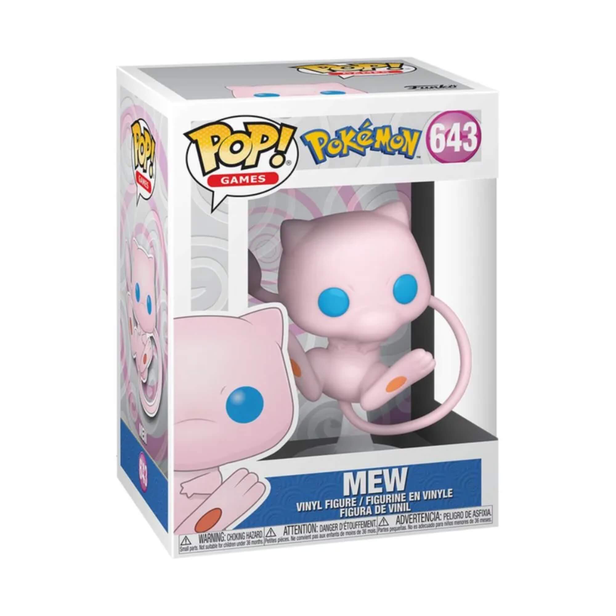 Boneco Funko Pop! Pokémon - Mew 643 Candide - 11360