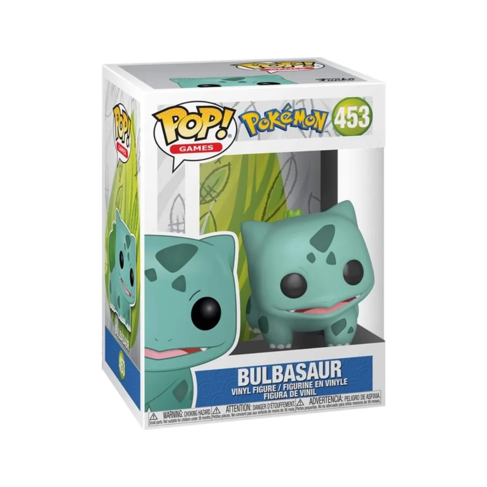 Boneco Funko Pop! Pokémon - Bulbasaur 453 Candide - 11045
