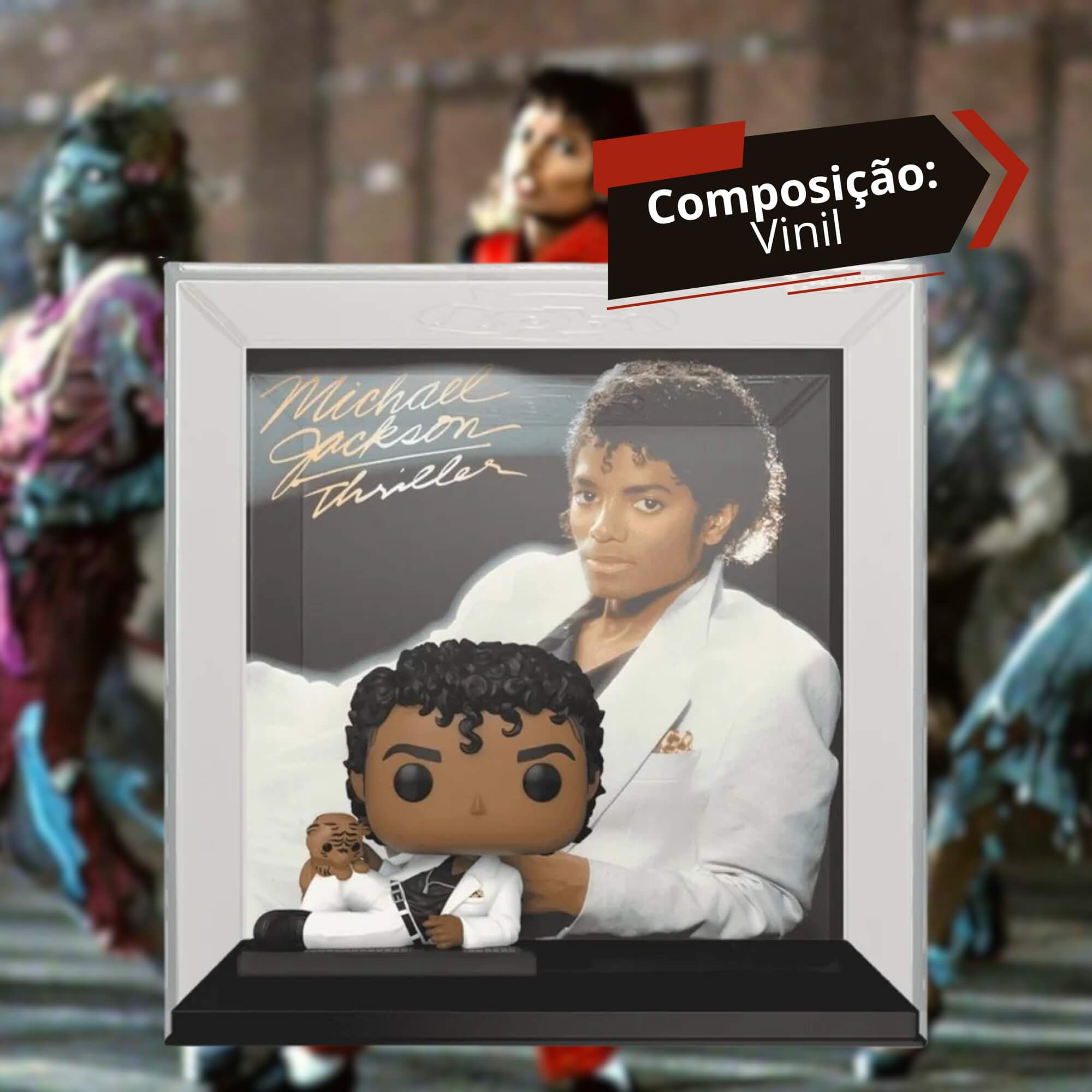 Boneco Funko Pop! Album Cover - Michael Jackson - Thriller 33 Candide - 11381