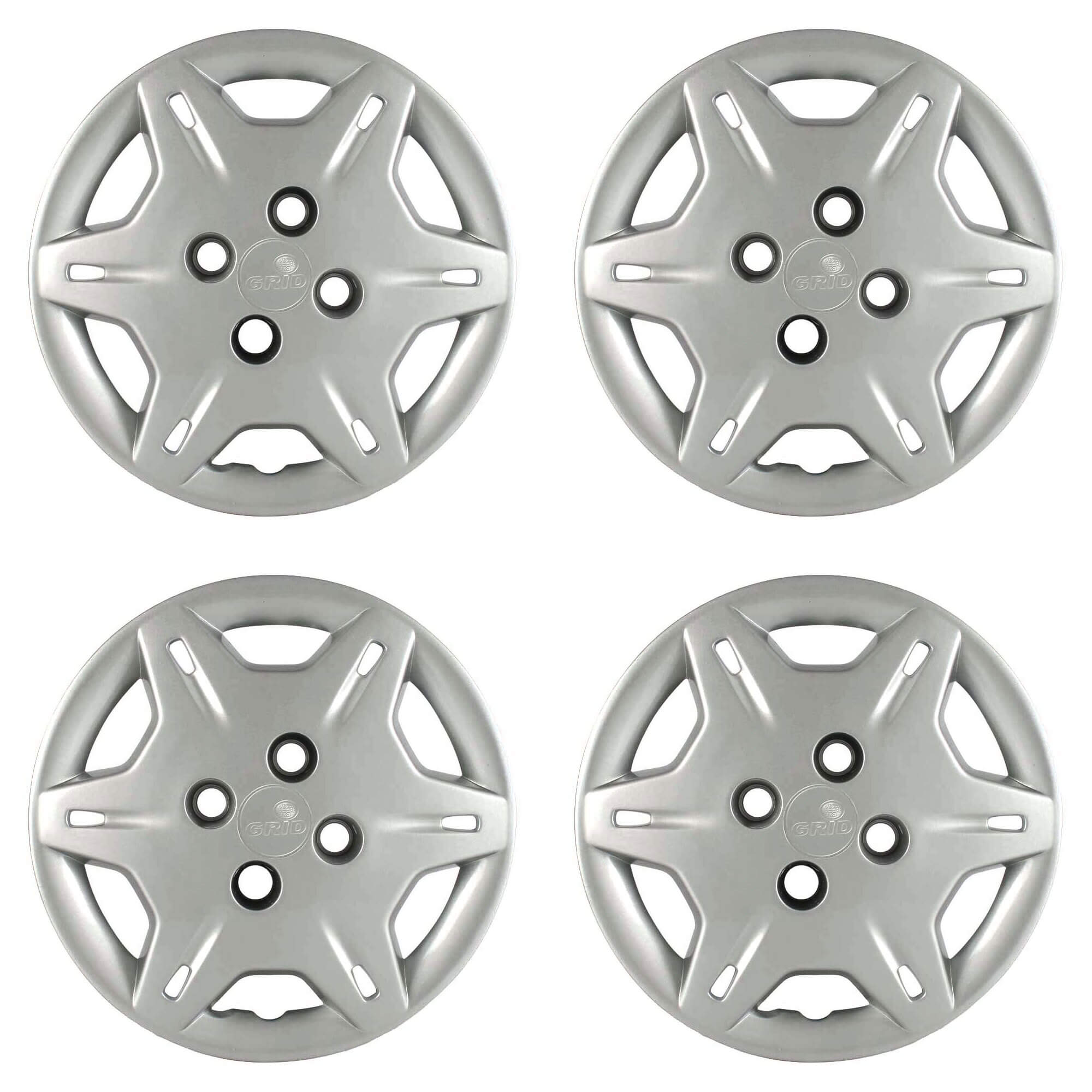 Calota Aro 13" Prata Mod Corsa Wind 2000 (Jogo c/ 4 Calotas) Grid - 004CB-PTA-E