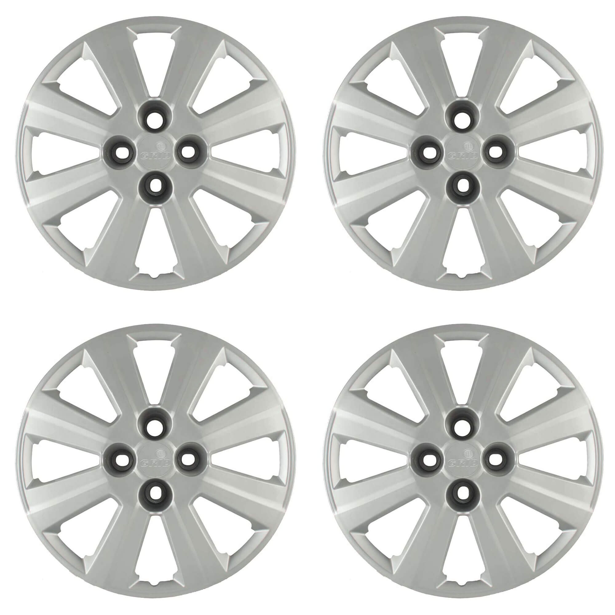 Calota Aro 15" cor Prata Modelo Agile 2010/2013 (Jogo c/ 4 Calotas) Grid - 030CP-PTA-E