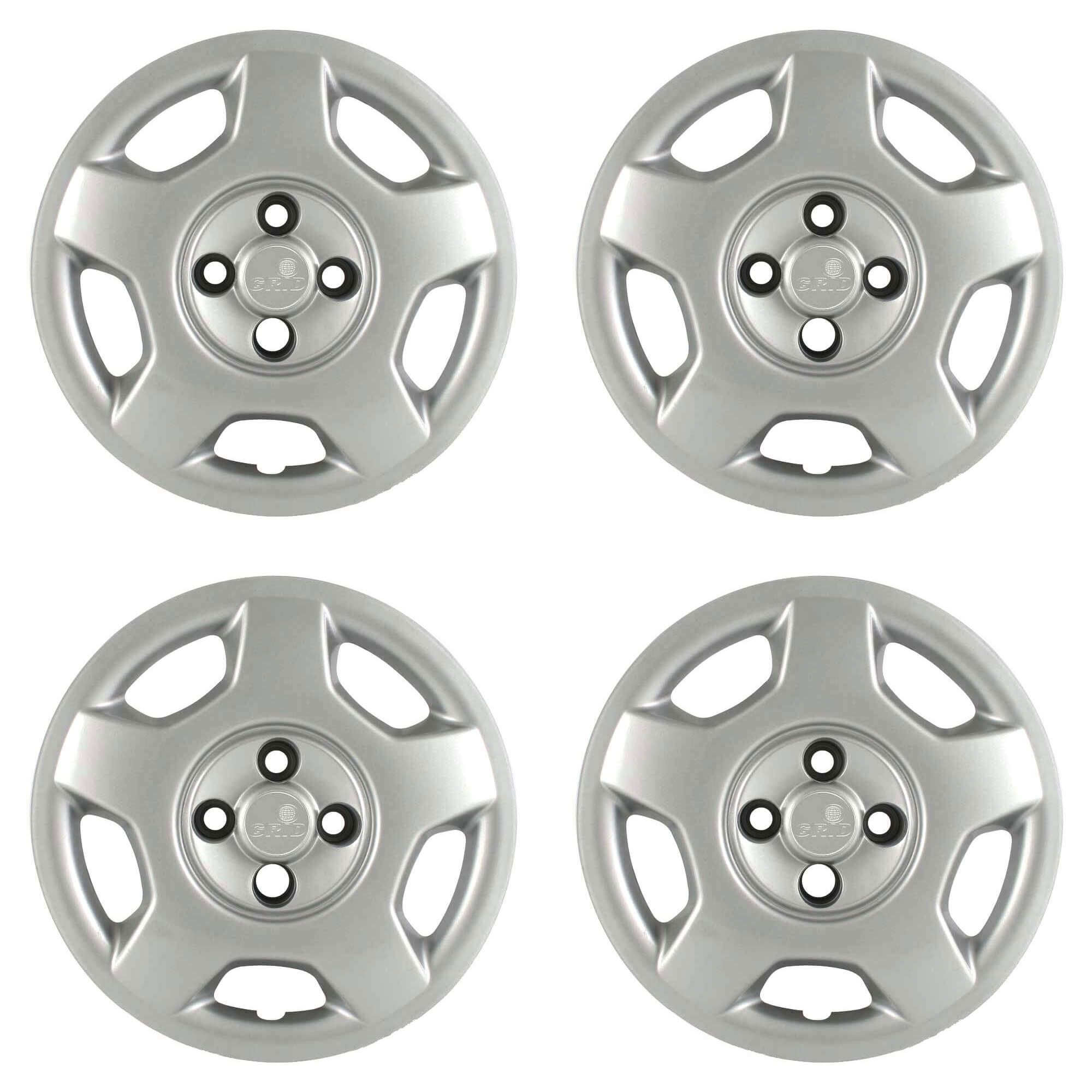 Calota Aro 14" cor Prata Modelo Corsa Hatch/Sedan 2004 (Jogo c/ 4 Calotas) Grid - 053CB-PTA-E