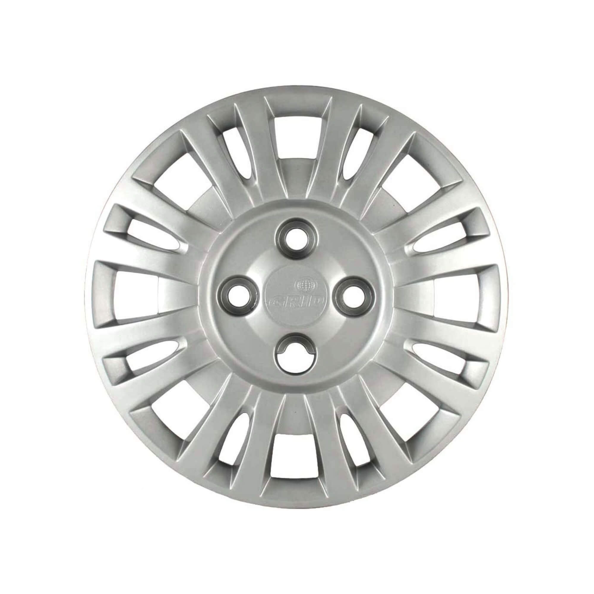 Calota Aro 13" cor Prata Modelo Uno Fire 2004/2005 (Jogo c/ 4 Calotas) Grid - 054CB-PTA-E