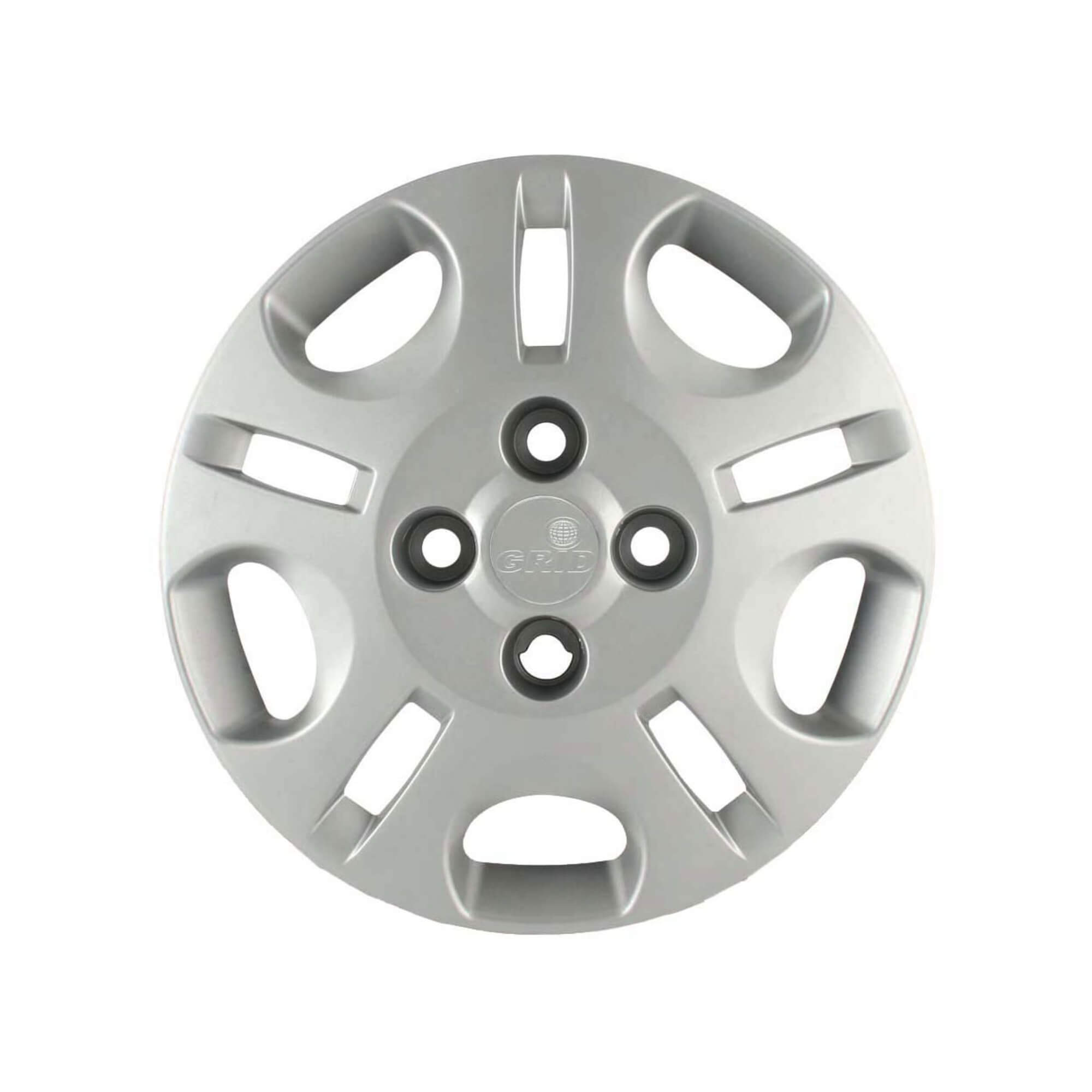 Calota Aro 13" cor Prata Modelo Uno Fire Economy 2008/10 (Jogo c/ 4 Calotas) Grid - 071CB-PTA-E