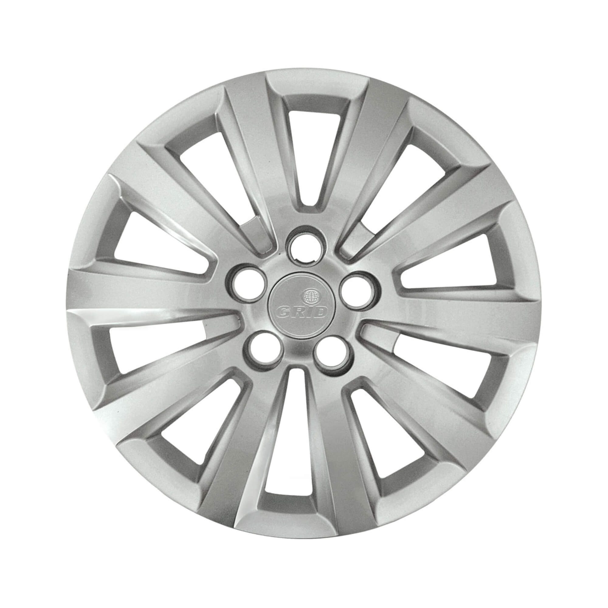 Calota Aro 15" cor Prata Modelo Fox/Space/Polo 2014 (Jogo c/ 4 Calotas) Grid - 119CP-PTA-E