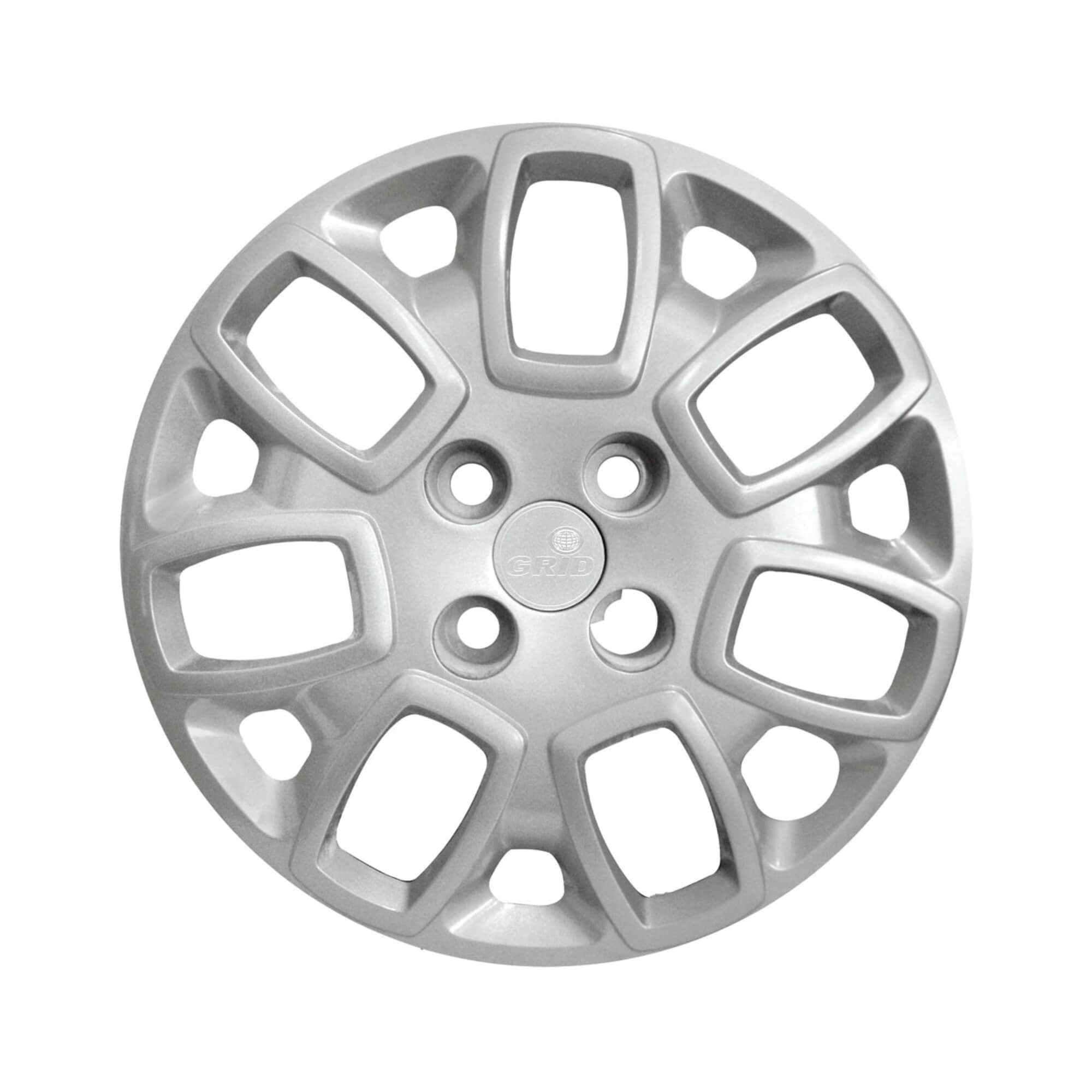 Calota Aro 14" cor Prata Modelo Uno Attractive 2014 (Jogo c/ 4 Calotas) Grid - 157CB-PTA-E