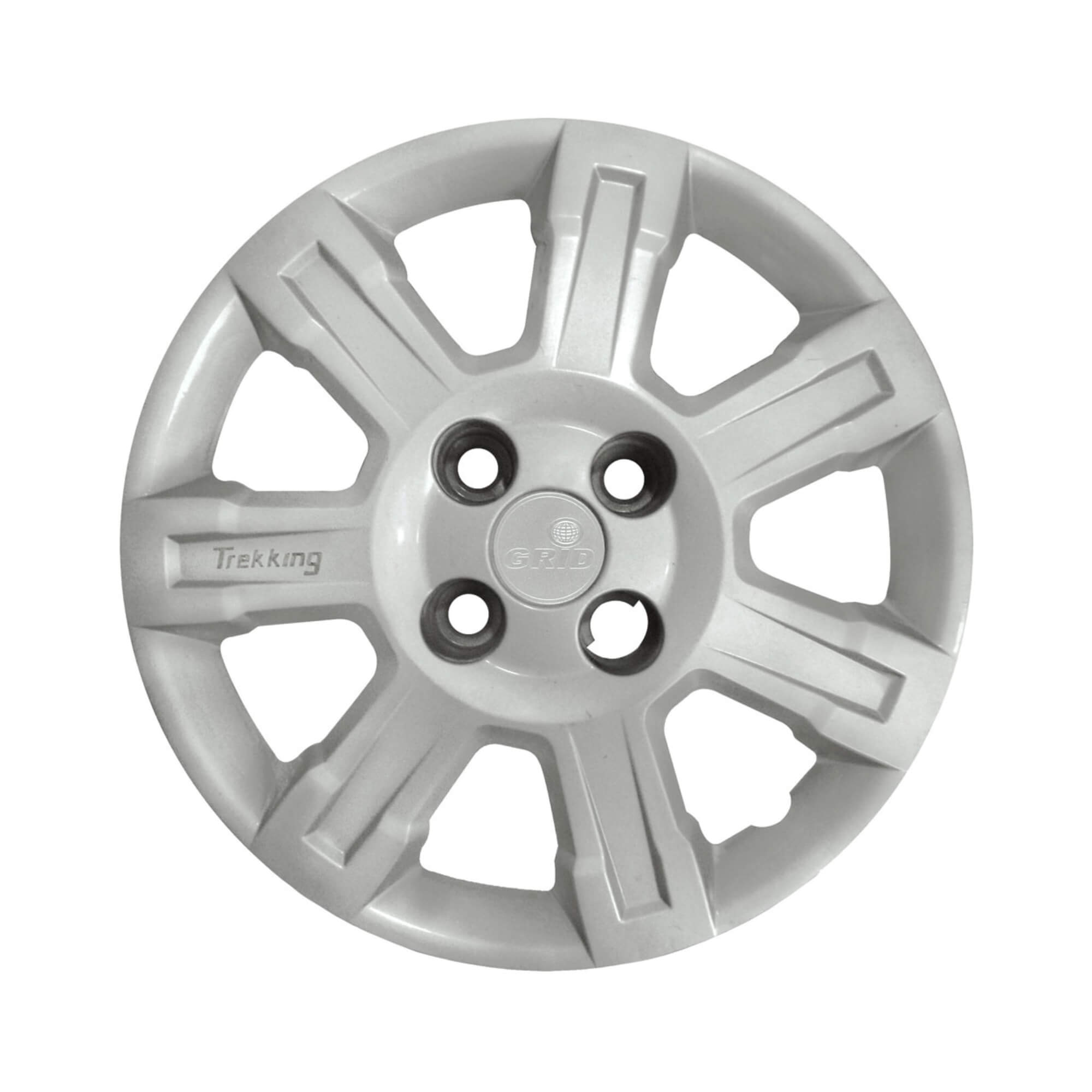 Calota Aro 14" cor Prata Modelo Strada Trekking 2014 (Jogo c/ 4 Calotas) Grid - 166CA-PTA-E
