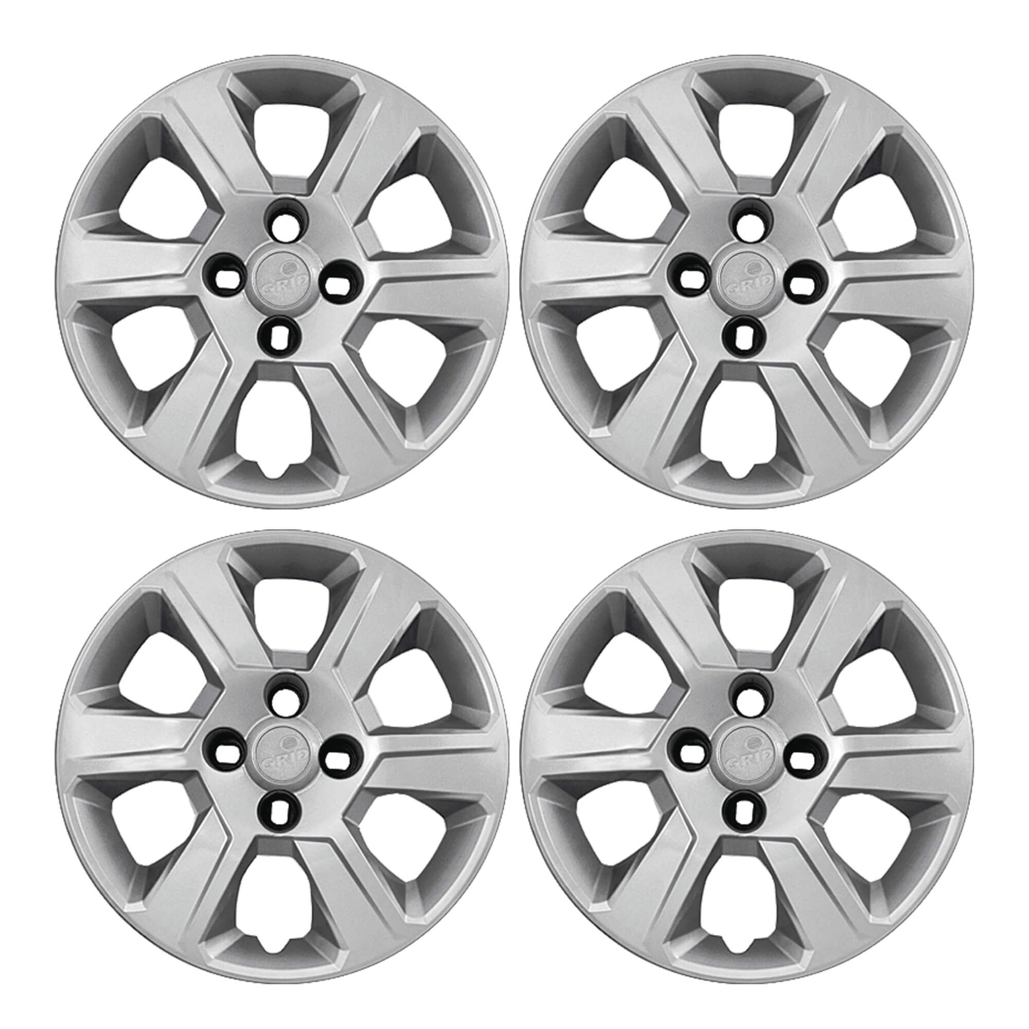 Calota Aro 14" Prata Mod Montana Chevrolet 2011 / 2020 (Jogo c/ 4 Calotas) Grid - 370CB-PTA-E