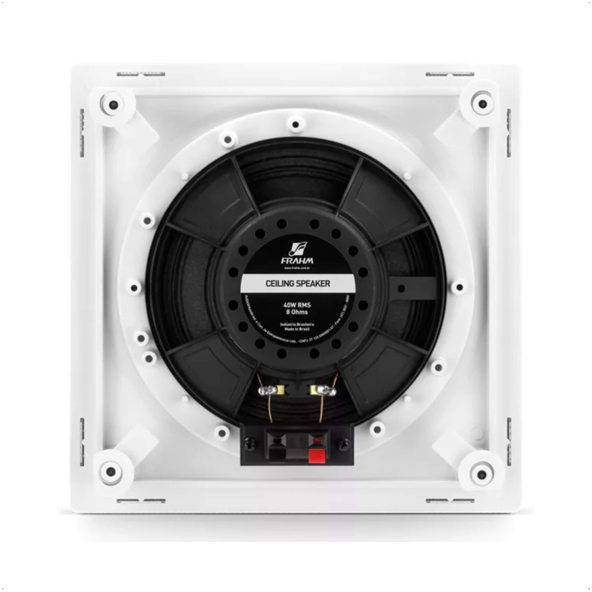 COMP Kit Som Ambiente Amplificador Slim 4100 G5 300W RMS (2x150W) + 8 Arandelas CX6 8 Ohms 40 RMS - FRAHM