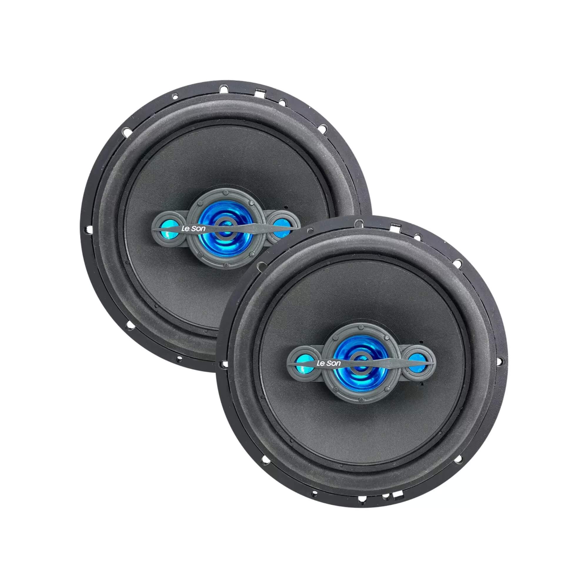 COMP Kit 4 Alto Falantes Quadriaxial 6 Polegadas 200W 4R Preto Leson - 2LSNE0060