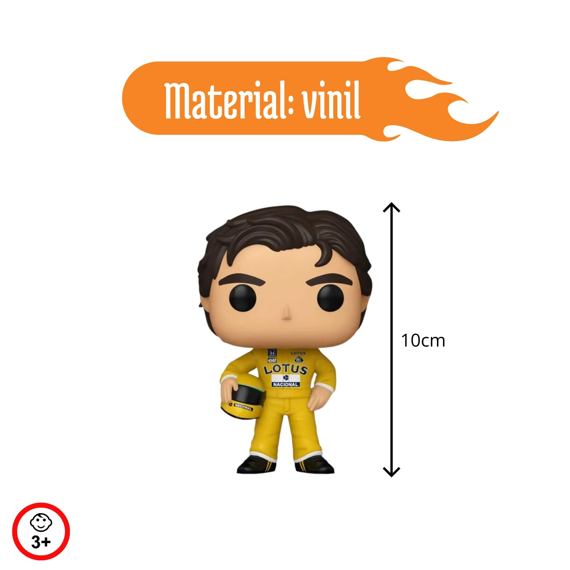 COMP Coleção Ayrton Senna Funko Pop! Racing Lotus e McLaren - Candide