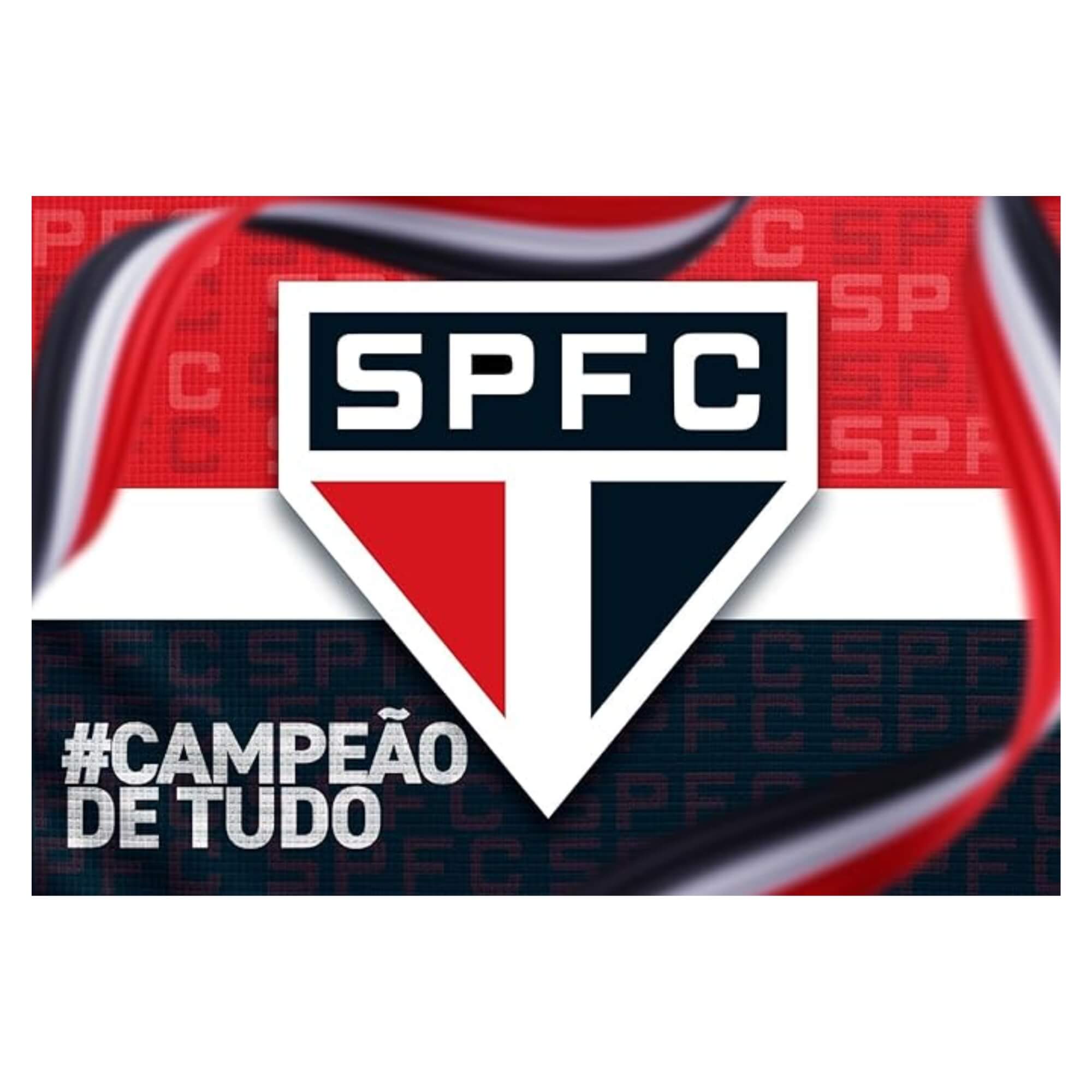 Quebra-Cabeça Puzzle Coleção São Paulo Brasão Tricolor 200 Peças Mimo Toys - 2553