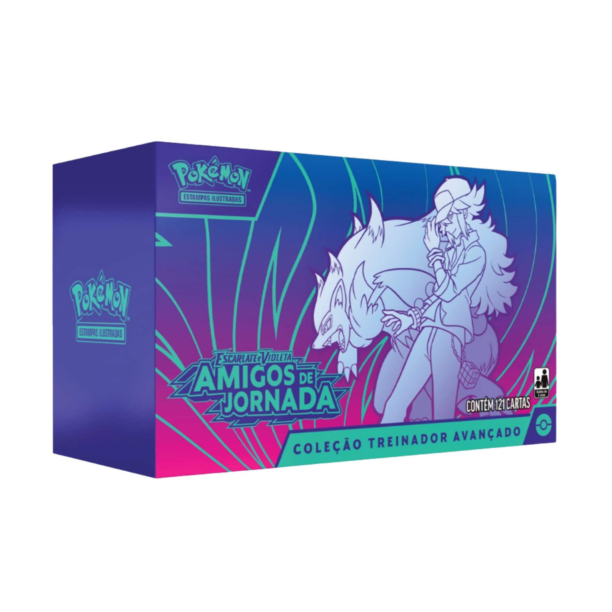 Box Treinador Avançado Pokemon EV9 Amigos de Jornada Copag - 35379
