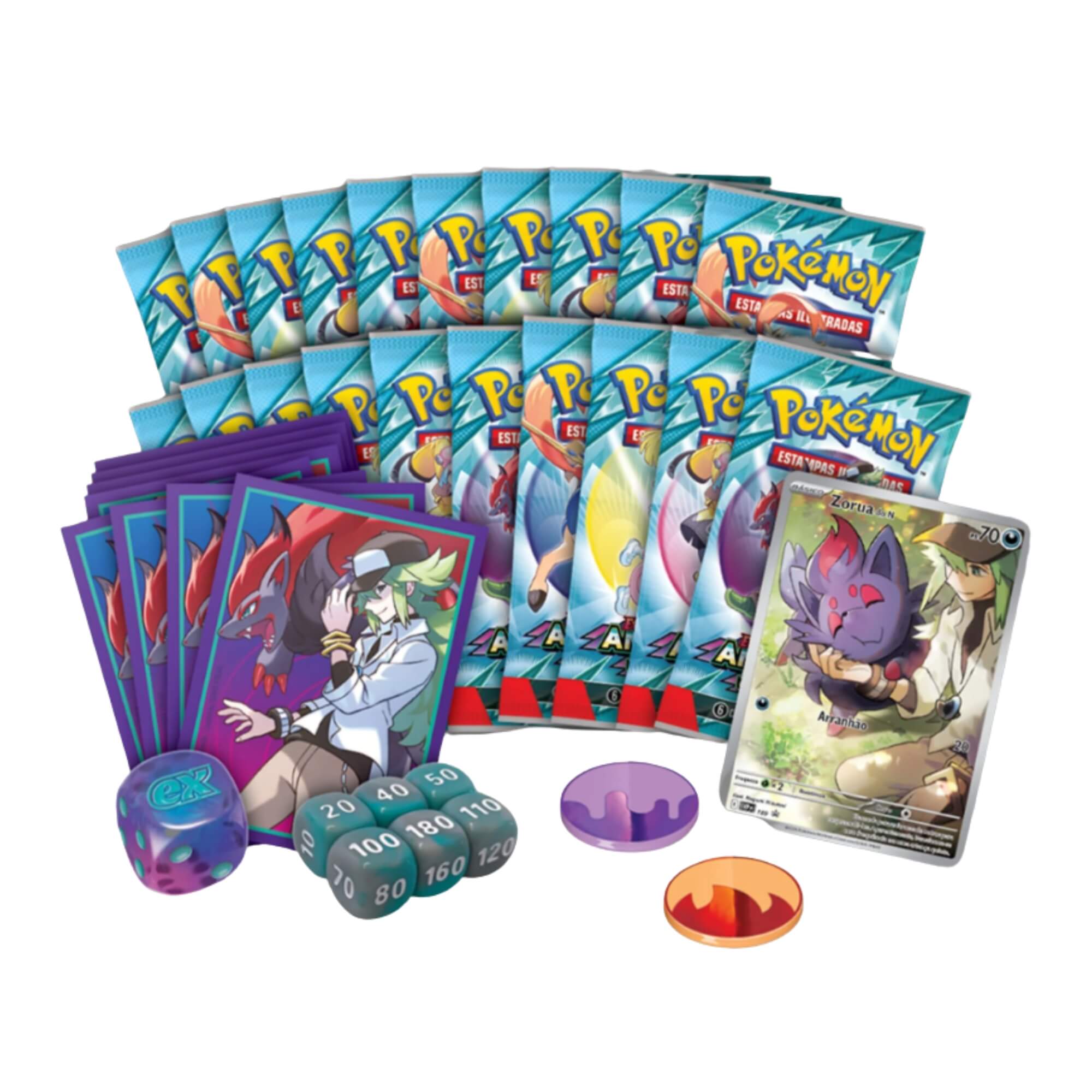 Box Treinador Avançado Pokemon EV9 Amigos de Jornada Copag - 35379