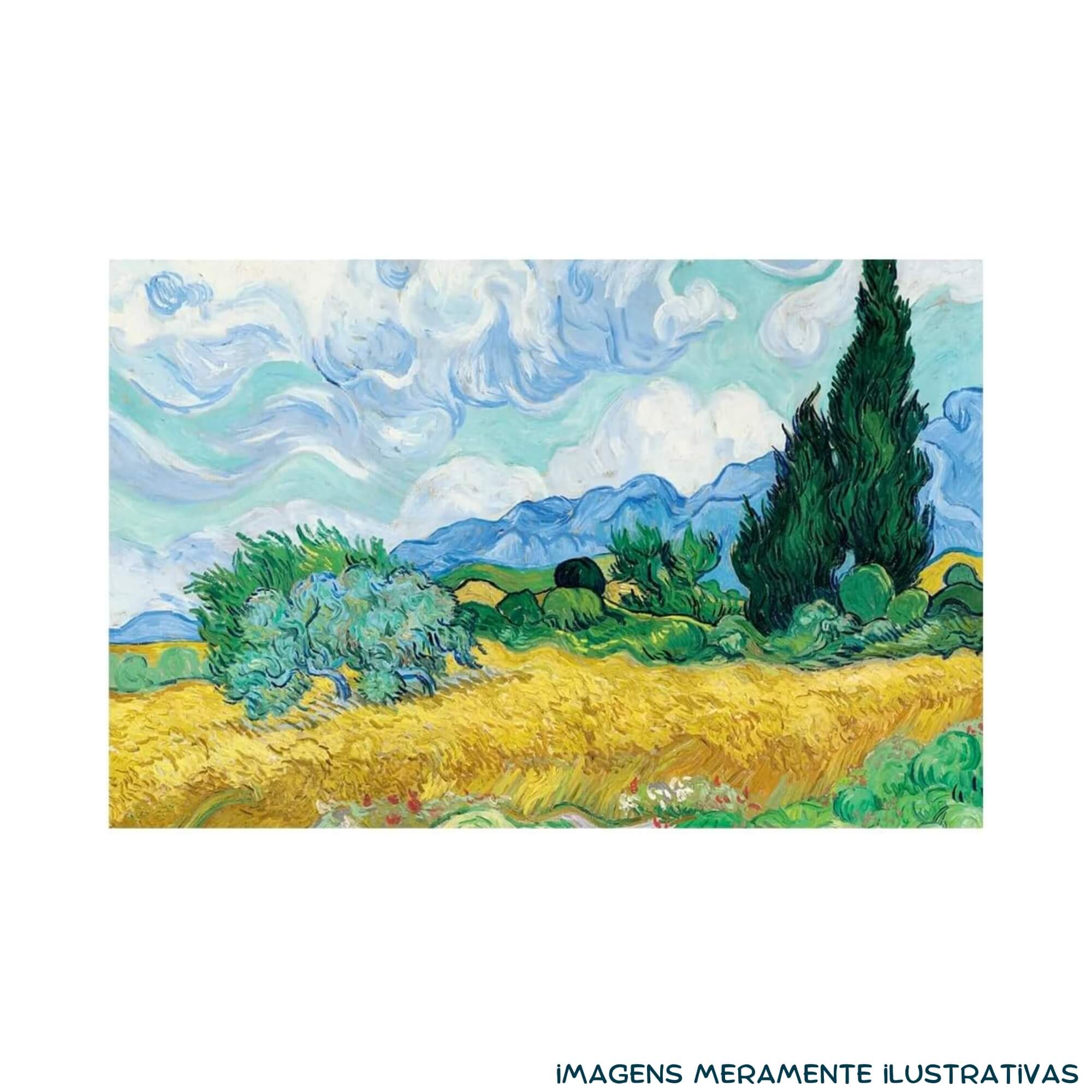 VAR Quebra-Cabeça Puzzle Unitário 1.000 Peças Obras de Arte The National Gallery Mimo Toys