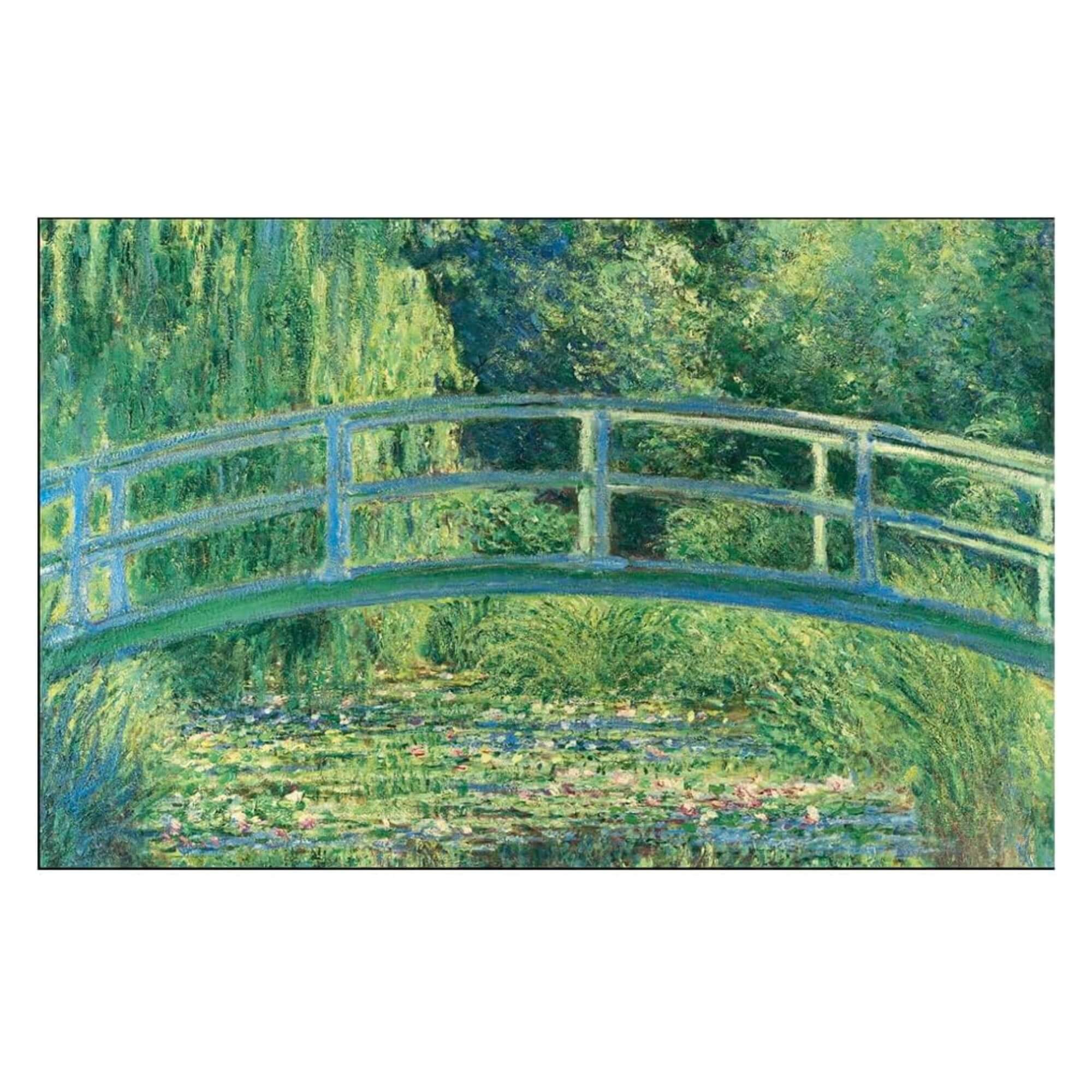 VAR Quebra-Cabeça Puzzle Unitário 1.000 Peças Obras de Arte The National Gallery Mimo Toys Modelos:A Lagoa Monet