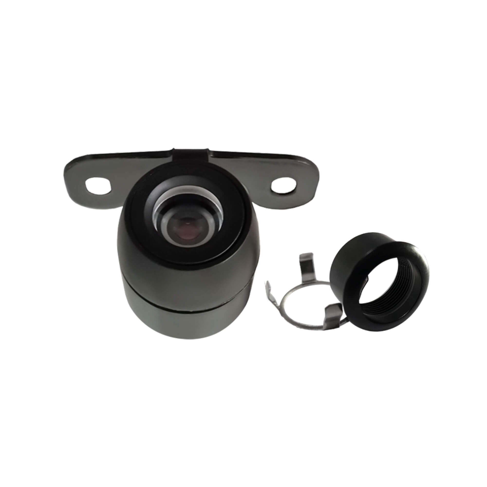 COMP Kit Moldura 2 Din Toyota Hilux/SRV 2012 a 2016 + Interface e volante + Câmera de ré