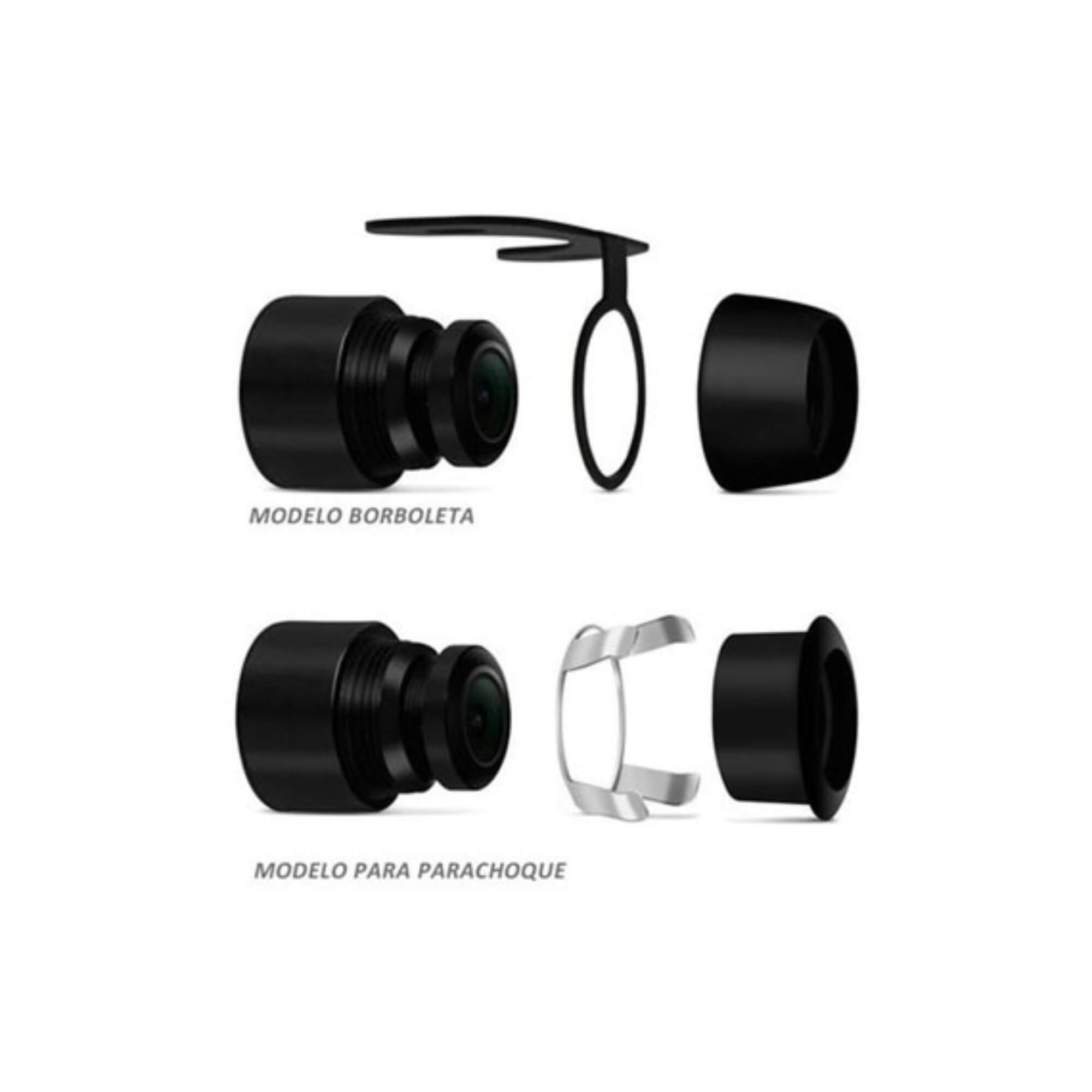 COMP Kit Moldura 2 Din Toyota Hilux/SRV 2012 a 2016 + Interface e volante + Câmera de ré