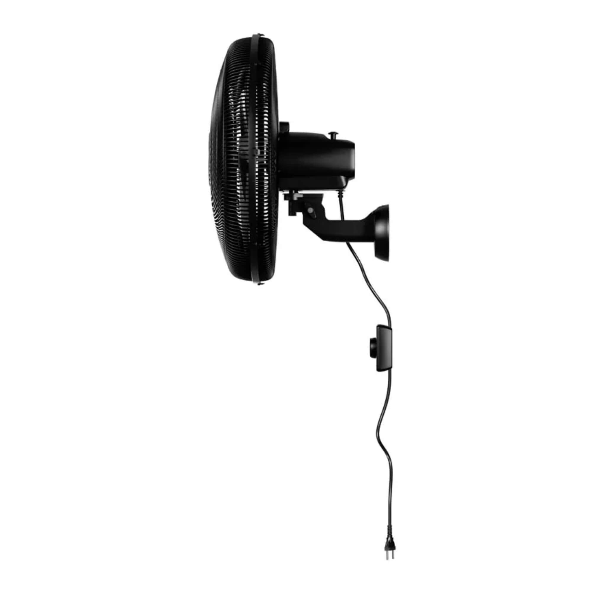 Ventilador Oscilante de Parede Monta Fácil 50cm Preto 127V 6 Pás Ventisol Agratto - 11421