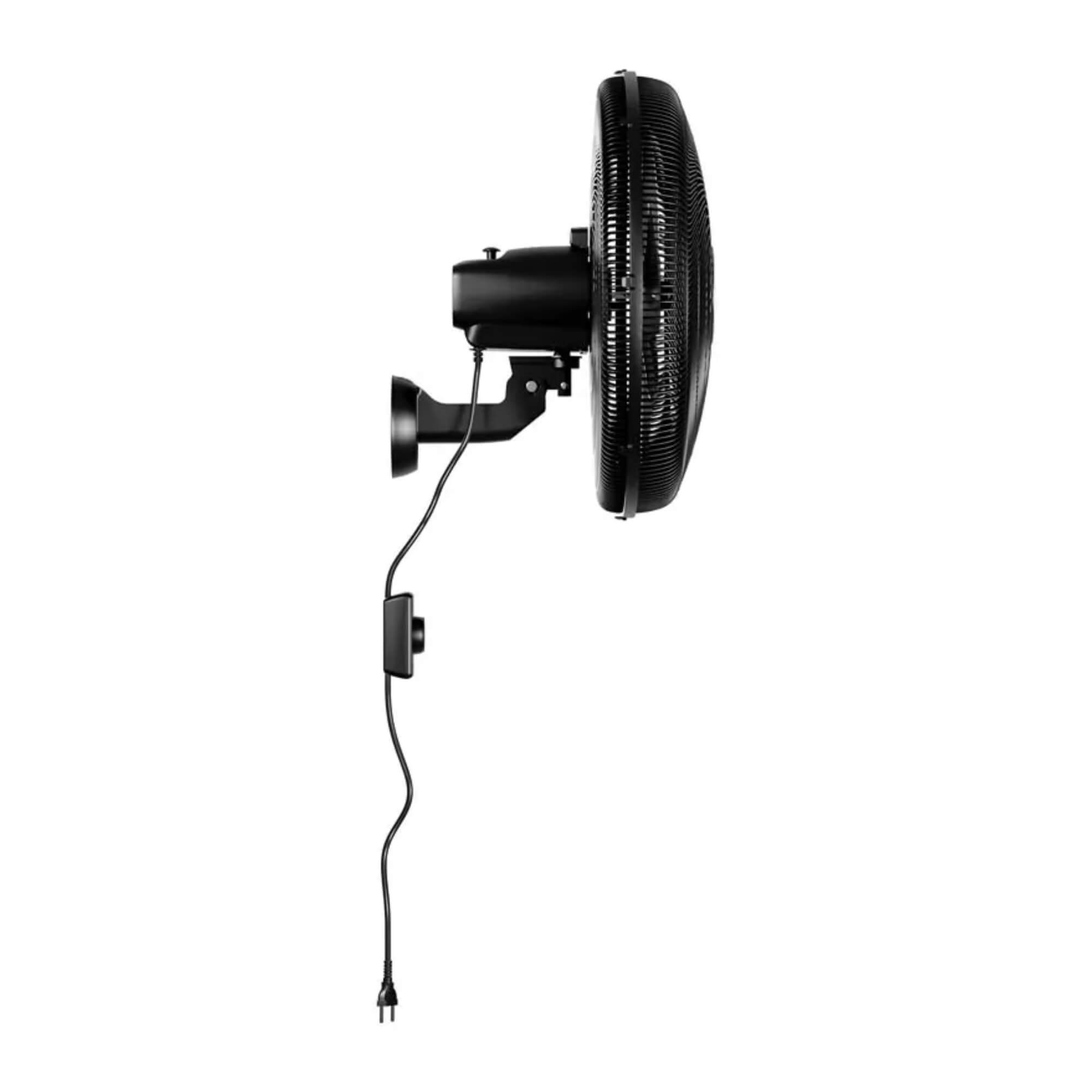 Ventilador Oscilante de Parede Monta Fácil 50cm Preto 127V 6 Pás Ventisol Agratto - 11421