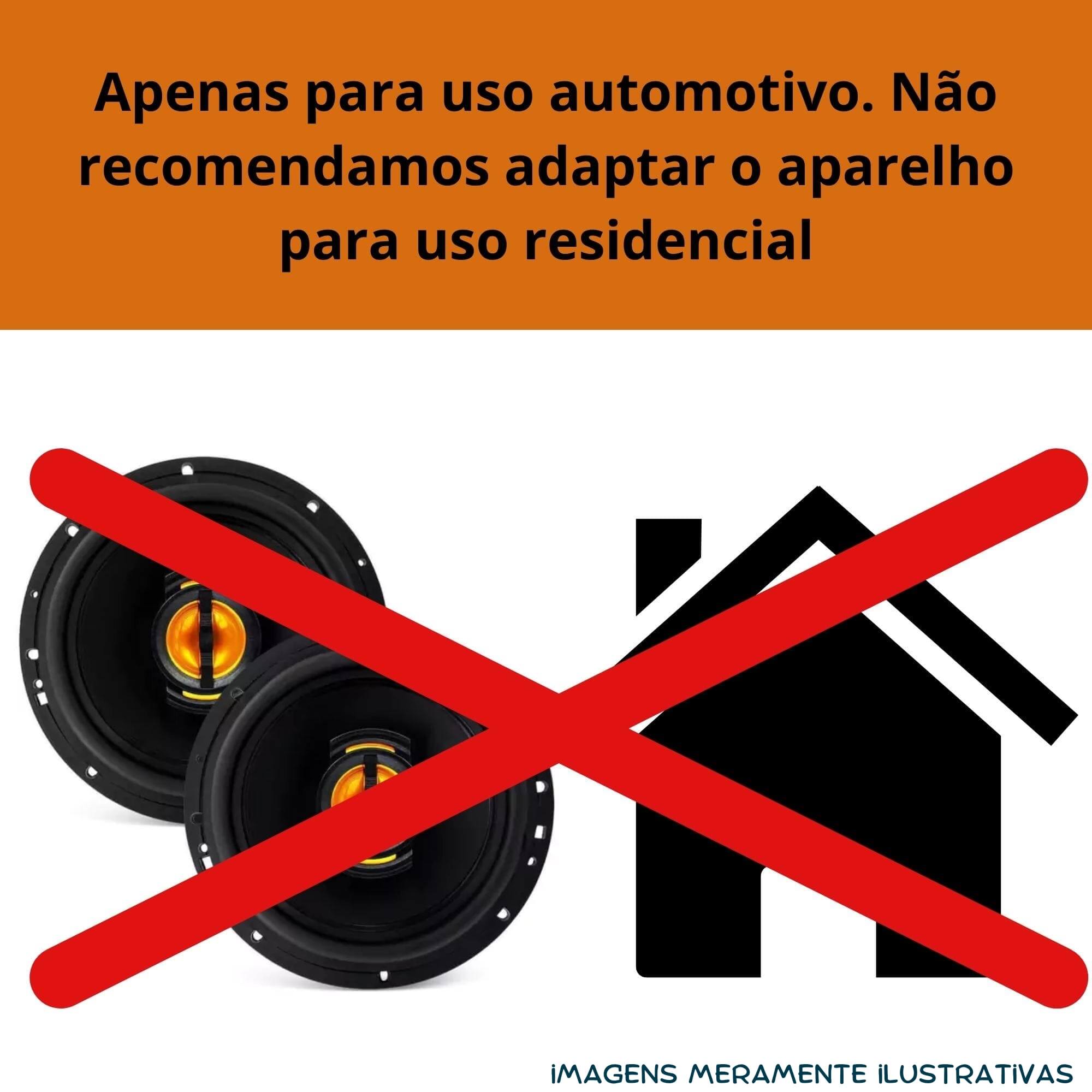 COMP Kit 2 Pares de Alto-falantes Automotivos JB6 Flex 6" 110W 4 Ohms Preto Leson - 2LS055060