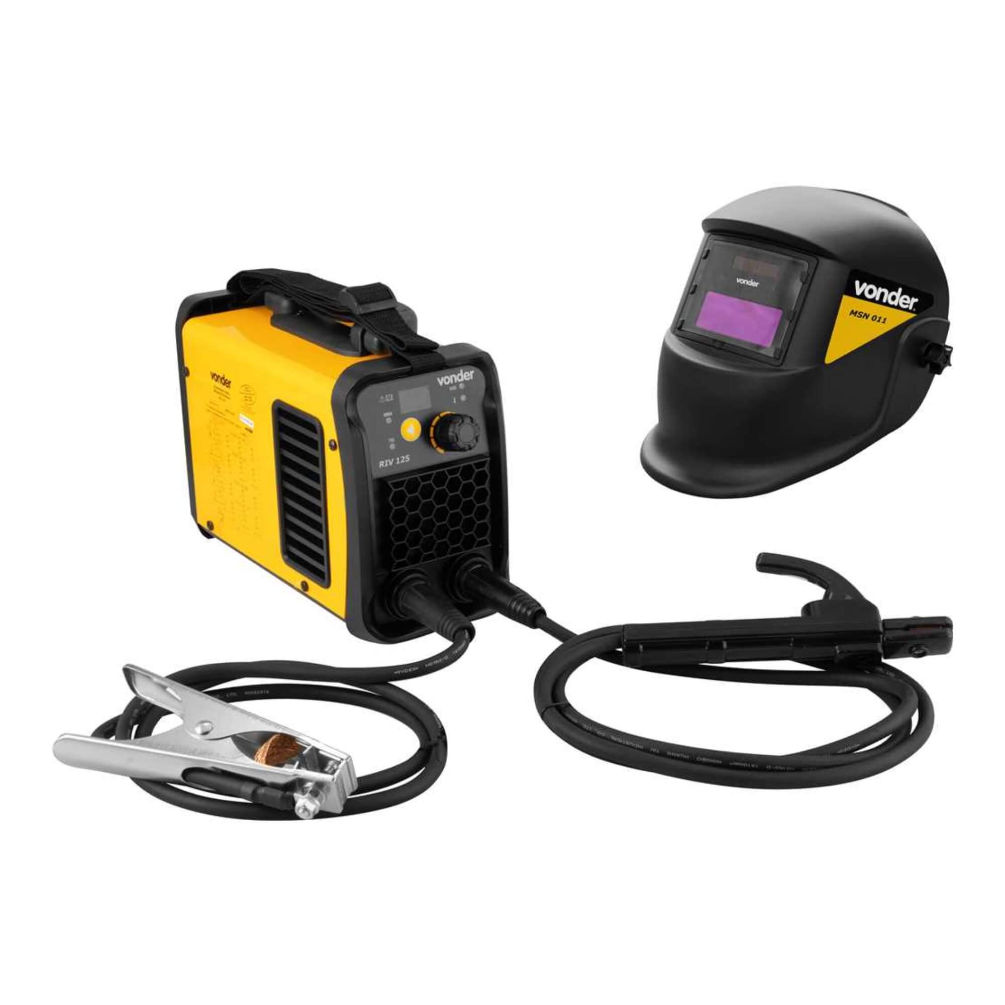 Inversor p/ Solda Eletrodo TIG 120 A IM 125 Máscara Escurecimento Tonalidade 11 Vonder - 6878125125