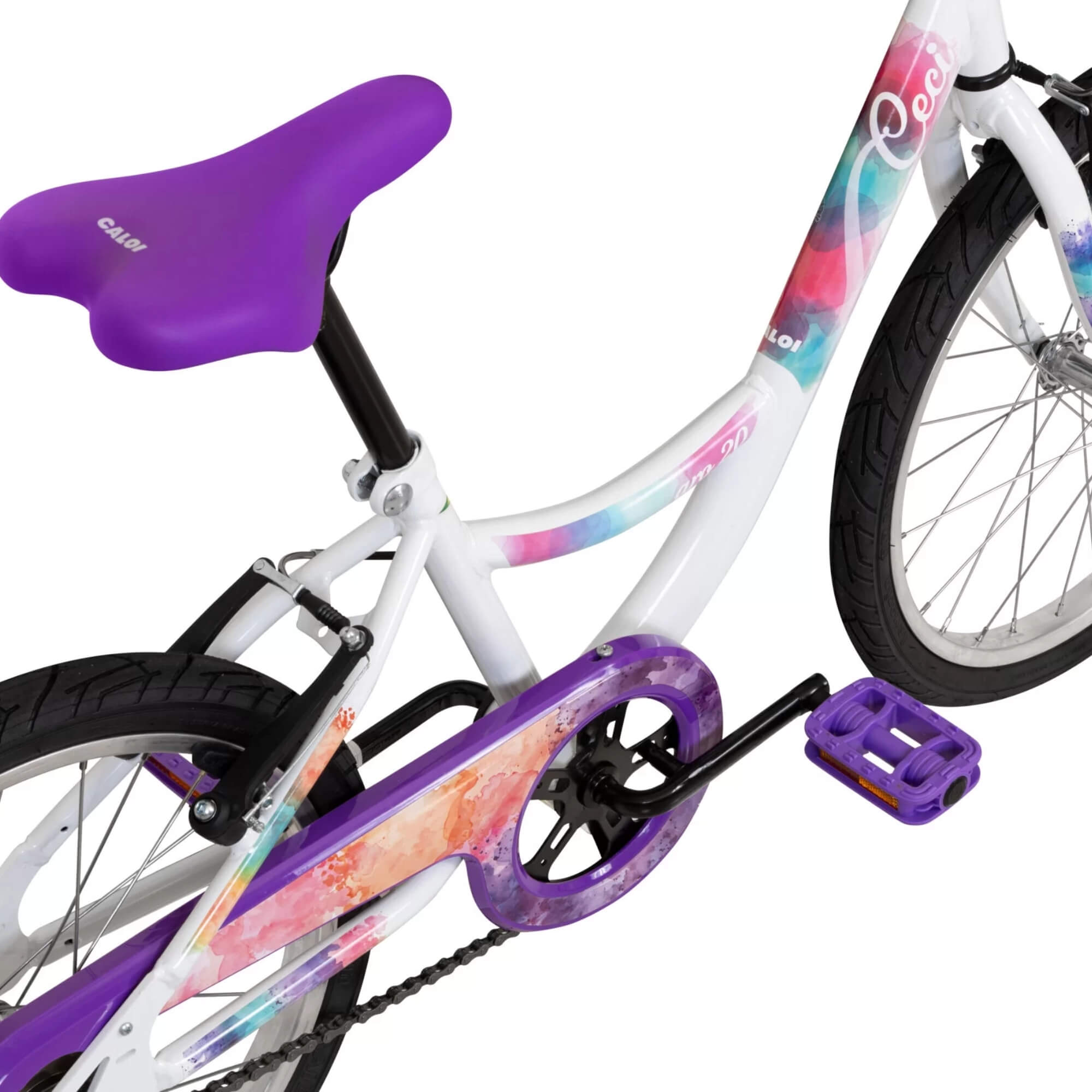 Bicicleta Infantil Ceci 20 Roda Livre 01 velocidade A25 Branca Caloi - 005256.19006