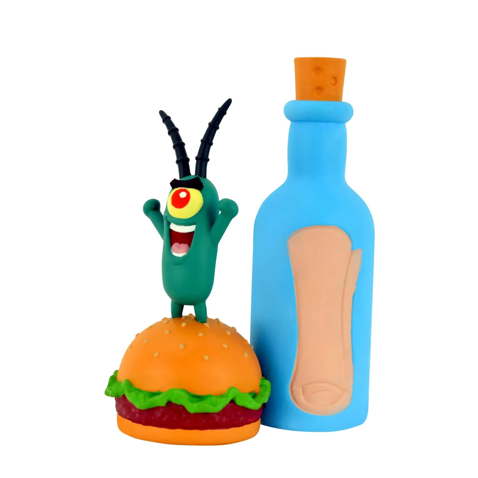 Fandom Box Plankton - Bob Esponja - Boneco Colecionável Material Vinil Atóxico Lider - 3509