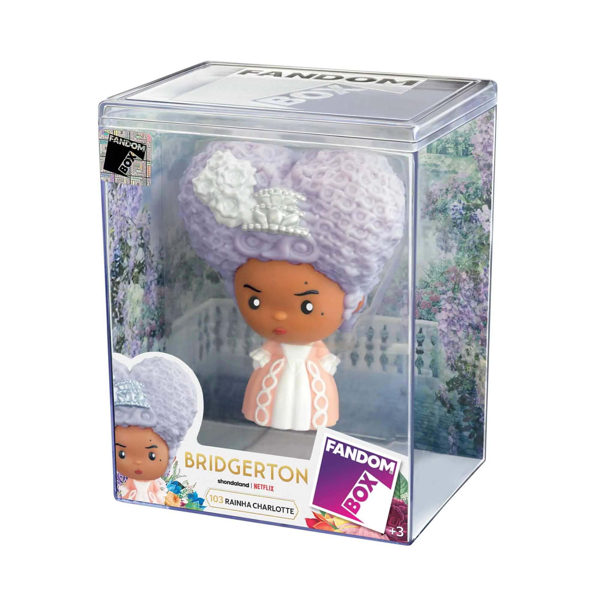 Fandom Box Rainha Charlote - Bridgerton - Boneco Colecionável Vinil Atóxico Lider - 3726