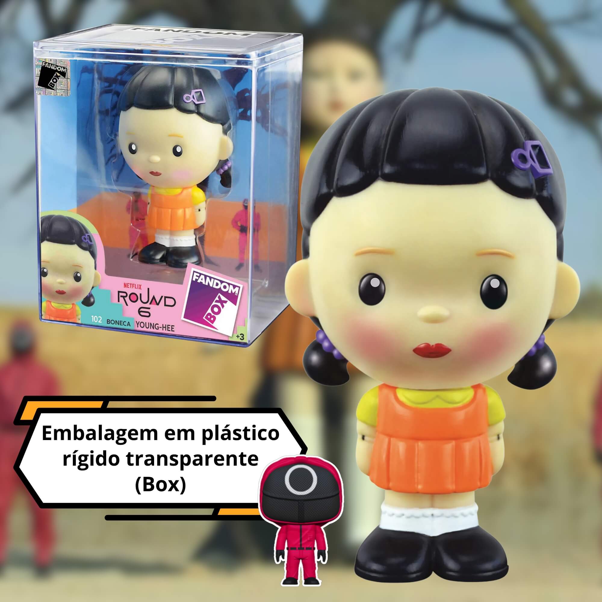 Fandom Box Boneca Young Hee - Round 6 - Boneco Colecionável Vinil Atóxico Lider - 3725