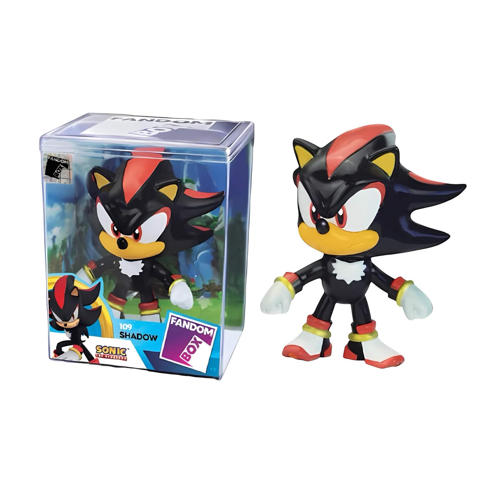 Fandom Box Turma do Sonic 109 Shadow Boneco Miniatura Colecionável Líder - 3504