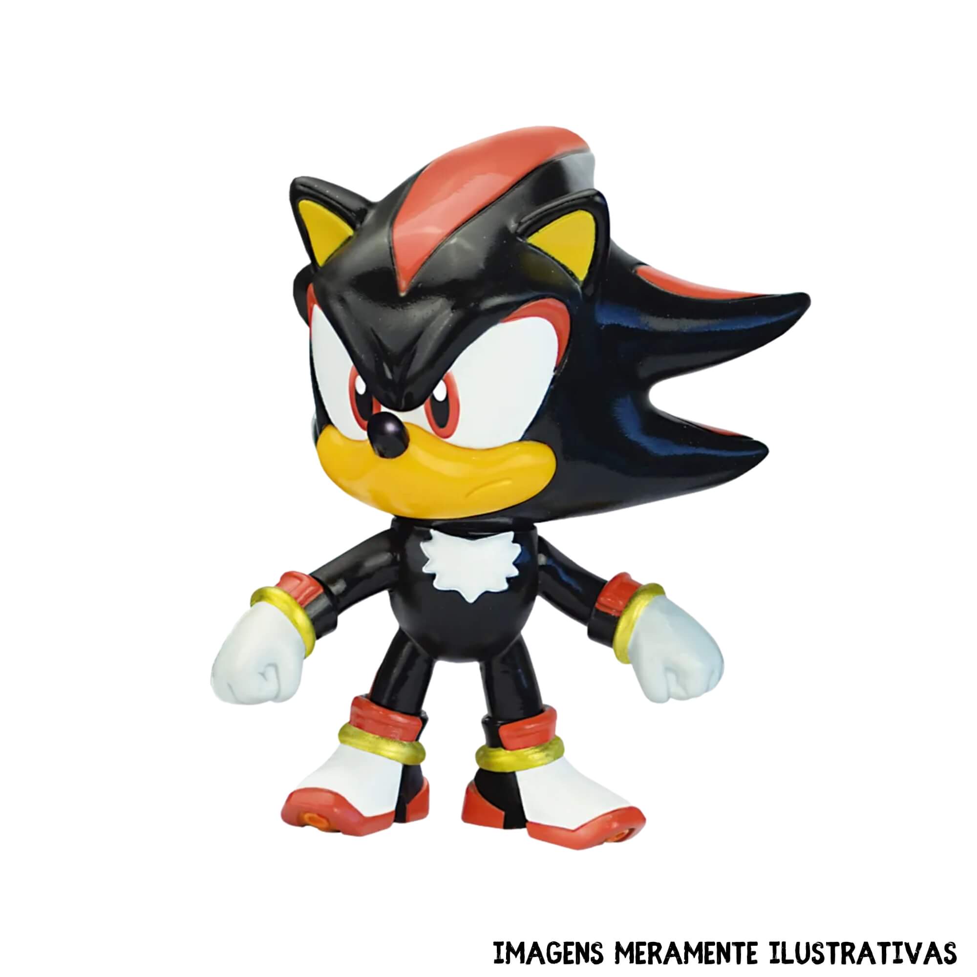 Fandom Box Turma do Sonic 109 Shadow Boneco Miniatura Colecionável Líder - 3504