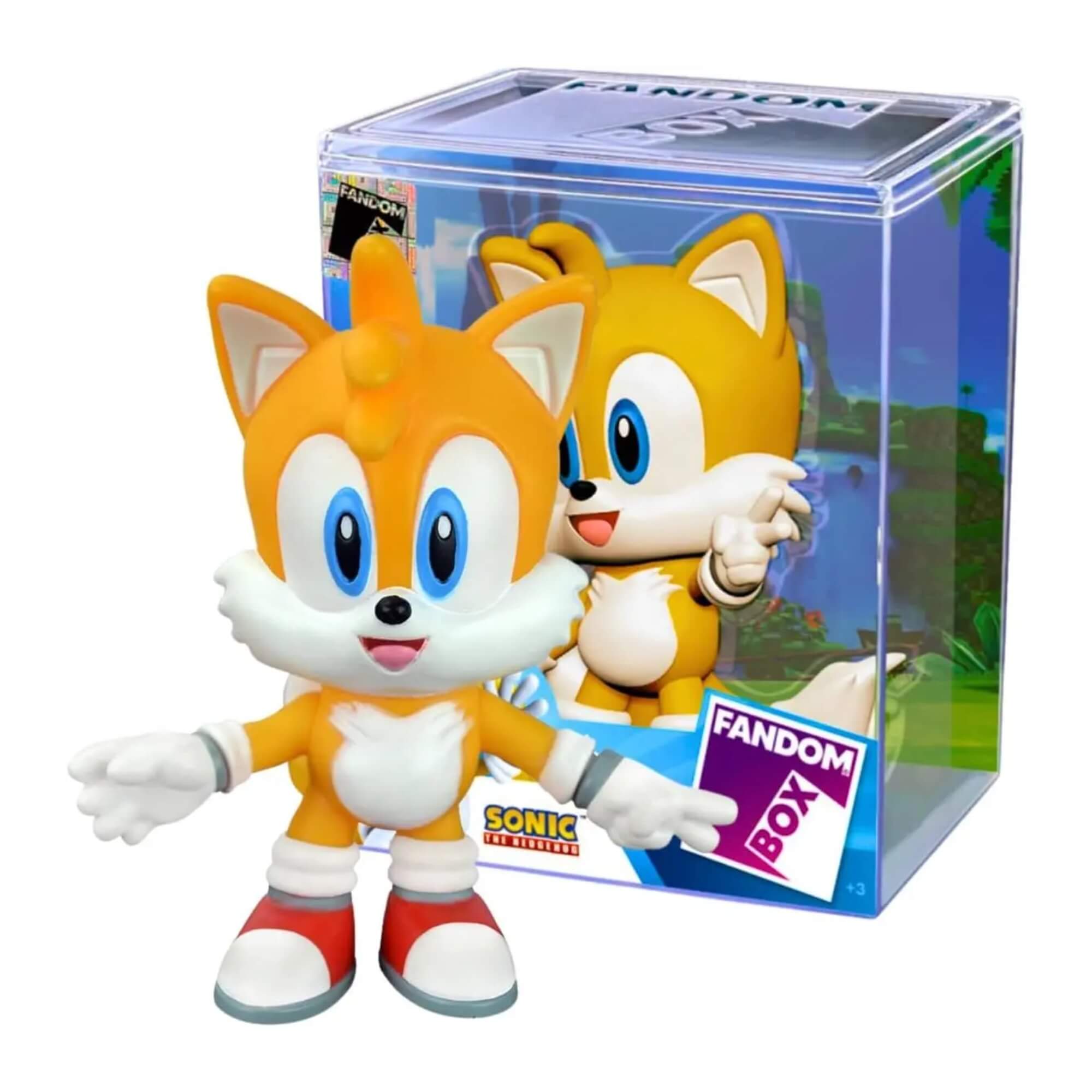 Fandom Box Turma do Sonic 106 Tails Boneco Miniatura Colecionável Lider - 3501