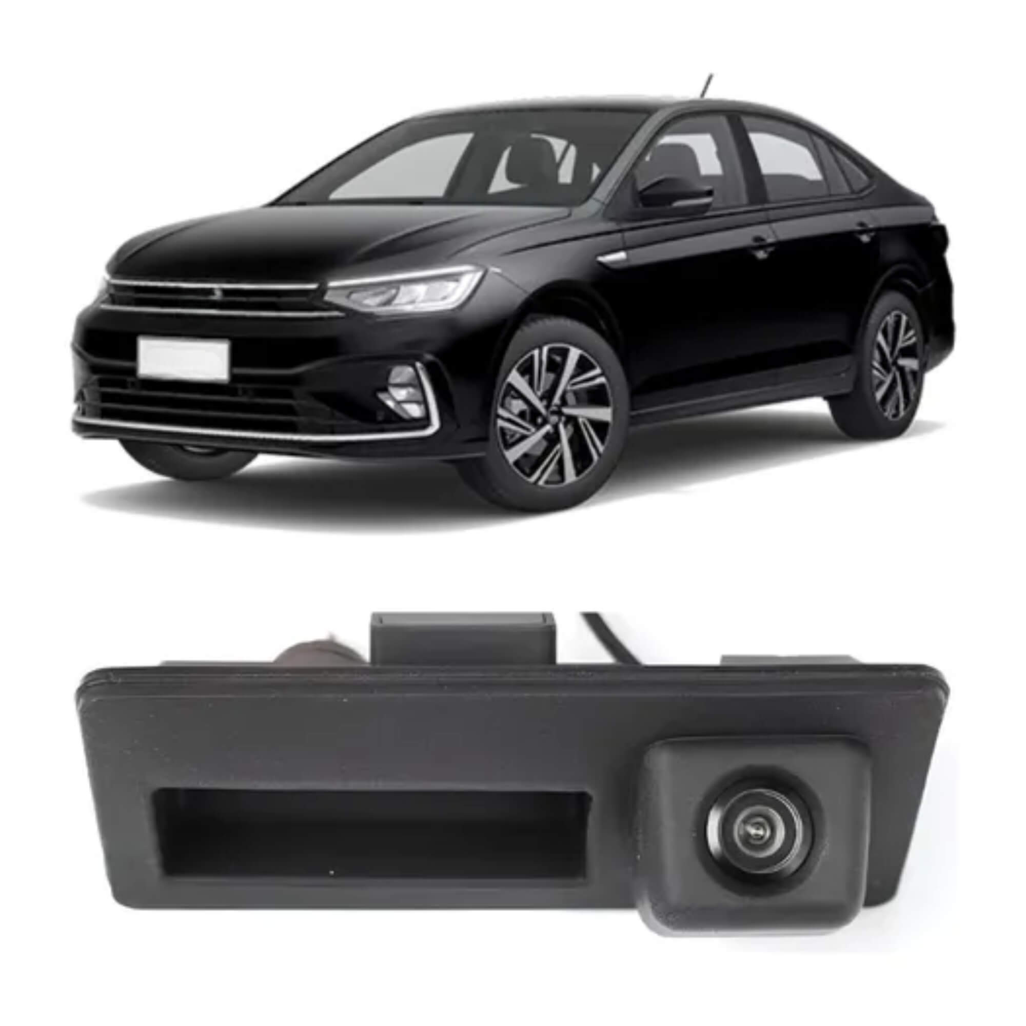 Câmera de Ré com Maçaneta para Tera T-Cross Virtus Nivus Jetta Uppertech - 4787
