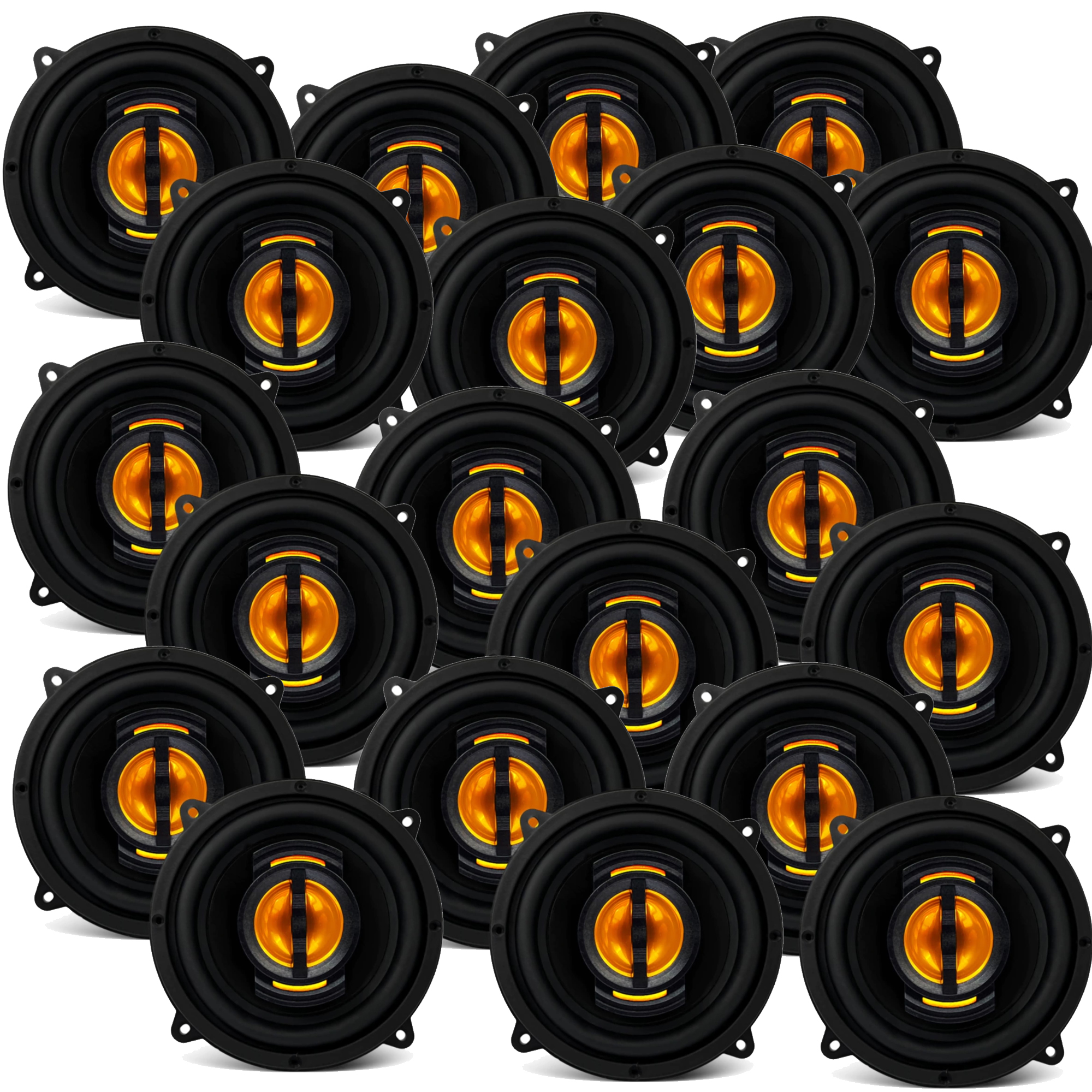 COMP Kit  10 Pares Alto Falante Leson JBA Flex 4 Polegadas 4R Preto 55 Wrms 4 Ohms Leson 2LS055040