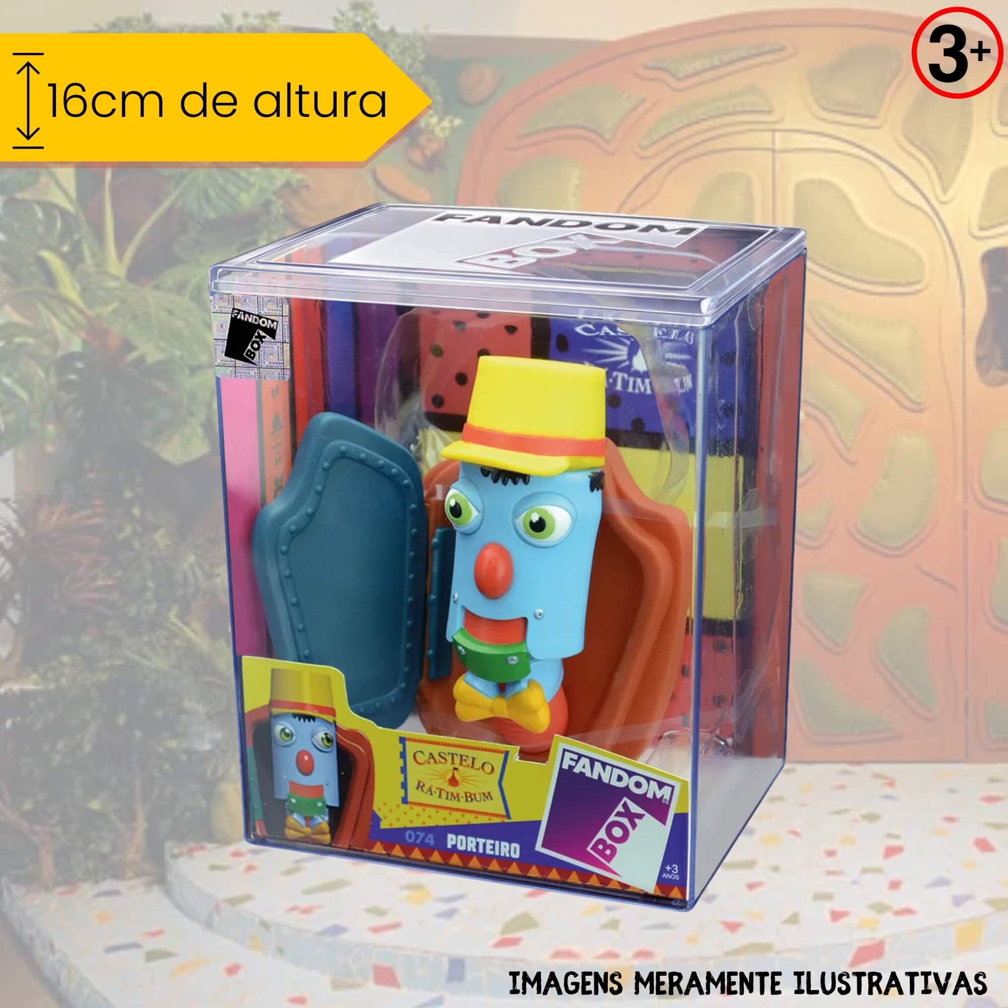 VAR Unidade Fandom Box Castelo Ra Tim Bum Boneco Colecionável 16cm Vinil Atóxico Lider Personagem:Porteiro