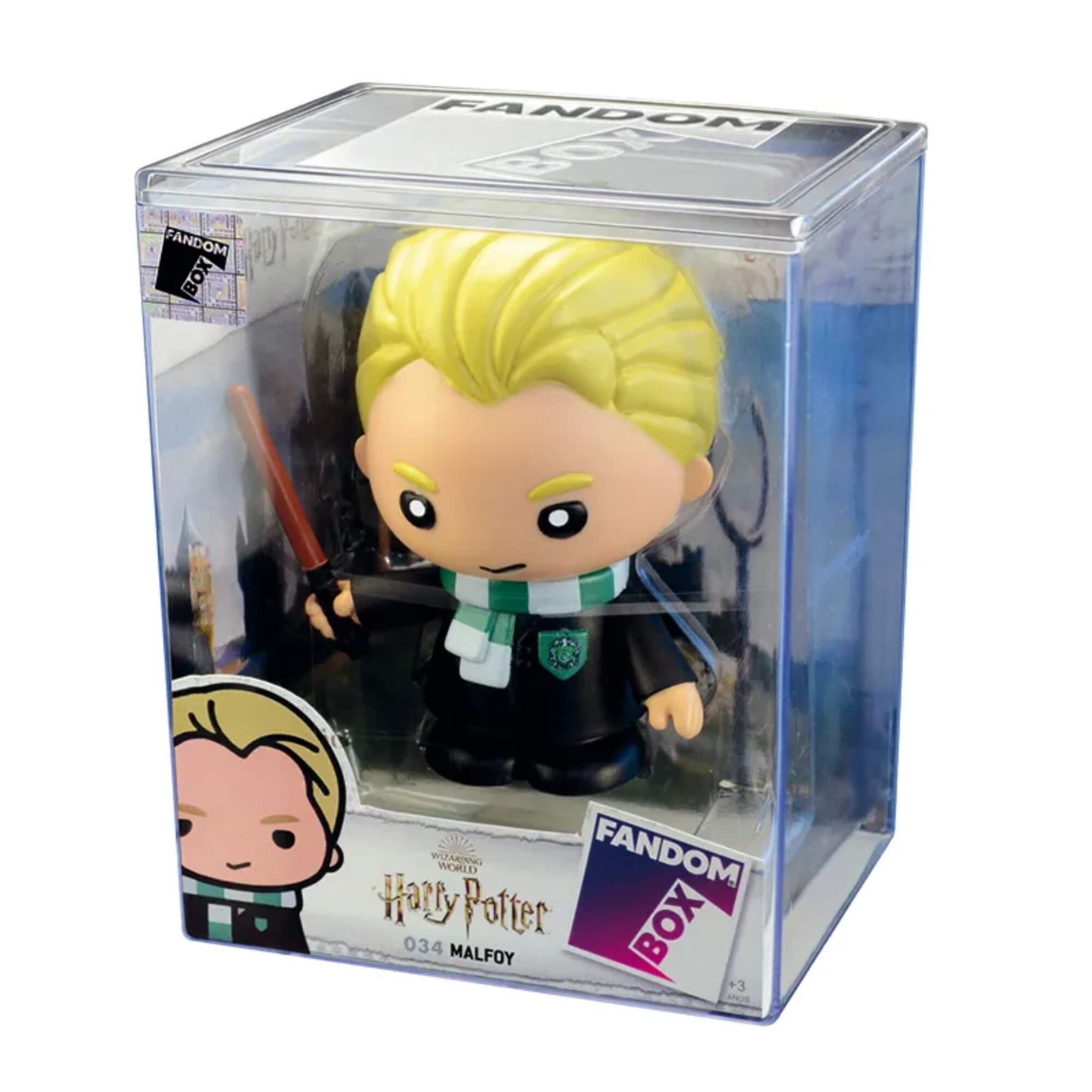 VAR Unidade Fandom Box Harry Potter Miniatura Boneco Colecionável 13cm Material Vinil Atóxico Líder Personagem:Draco Mal