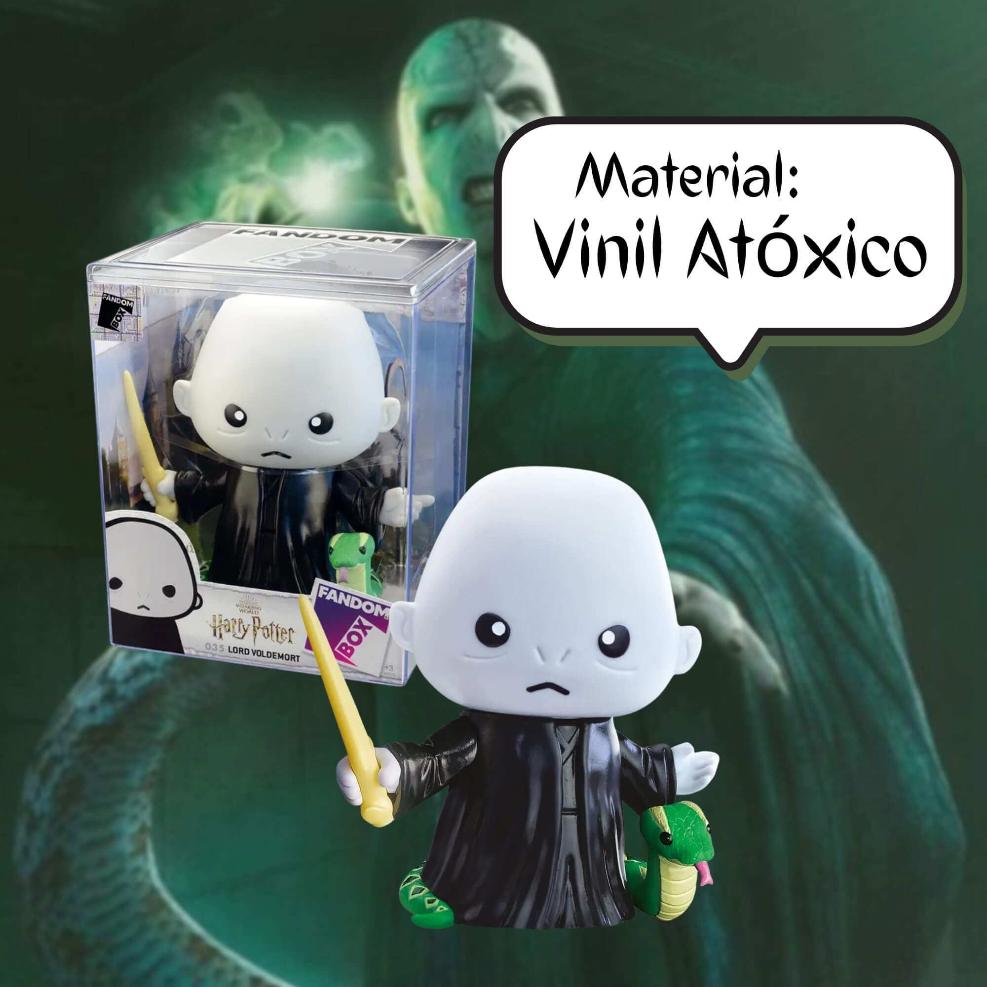 VAR Unidade Fandom Box Harry Potter Miniatura Boneco Colecionável 13cm Material Vinil Atóxico Líder Personagem:Lord Vold
