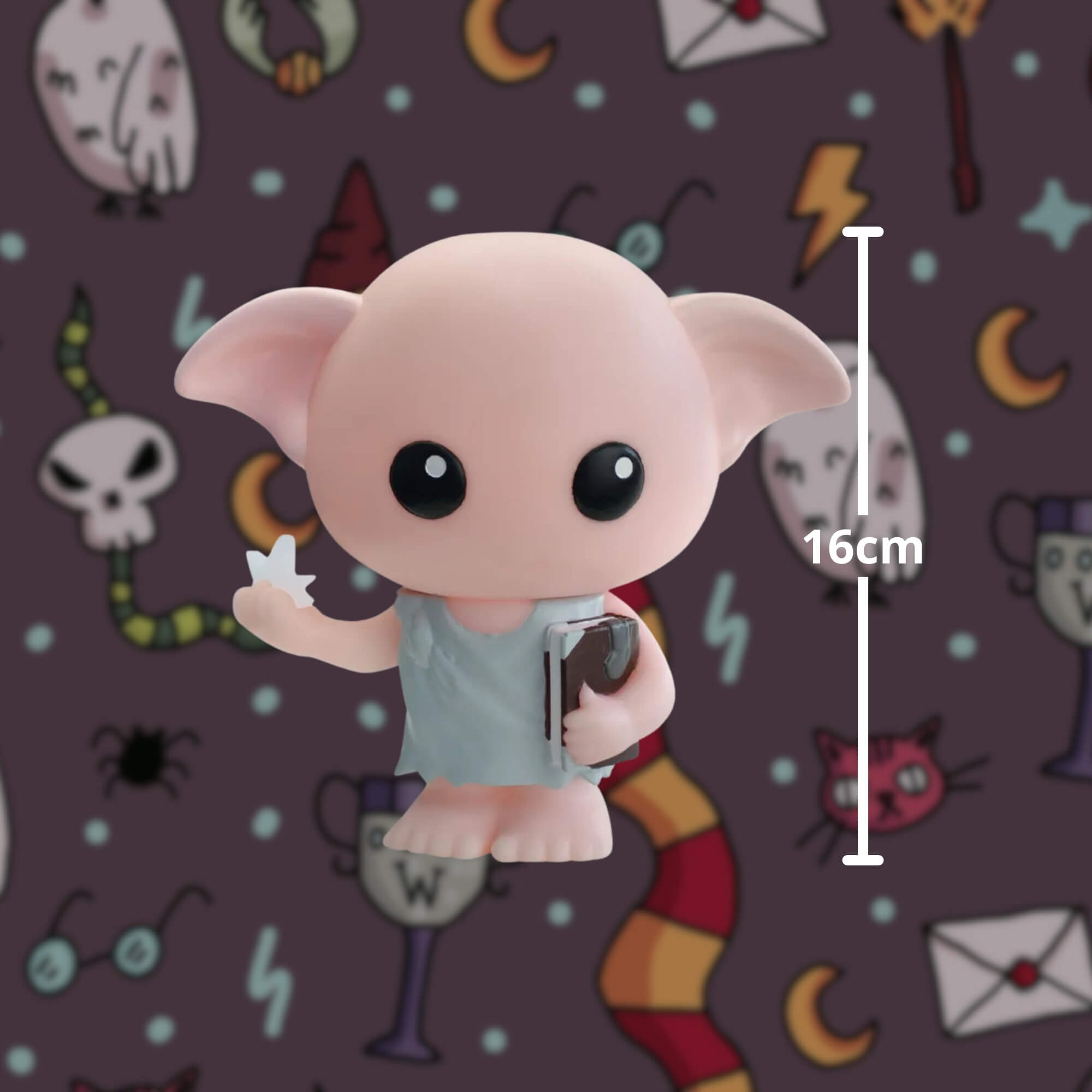 VAR Unidade Fandom Box Harry Potter Miniatura Boneco Colecionável 13cm Material Vinil Atóxico Líder Personagem:Dobby